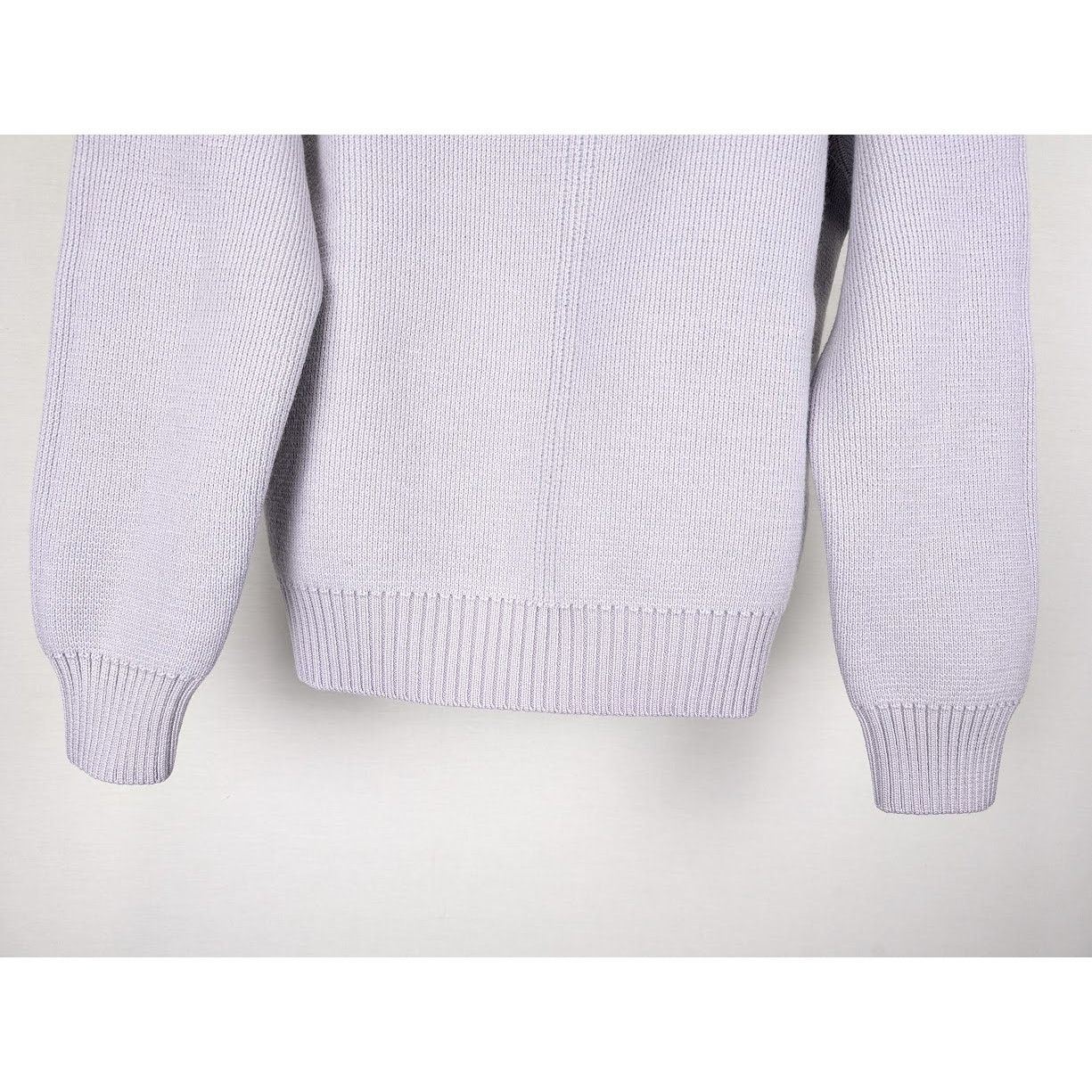 Bottega Veneta o1rshd1 MW Dry Wool Rib CN Sweater in Lilac Size US L / EU 52-54 / 3 - 5 Thumbnail