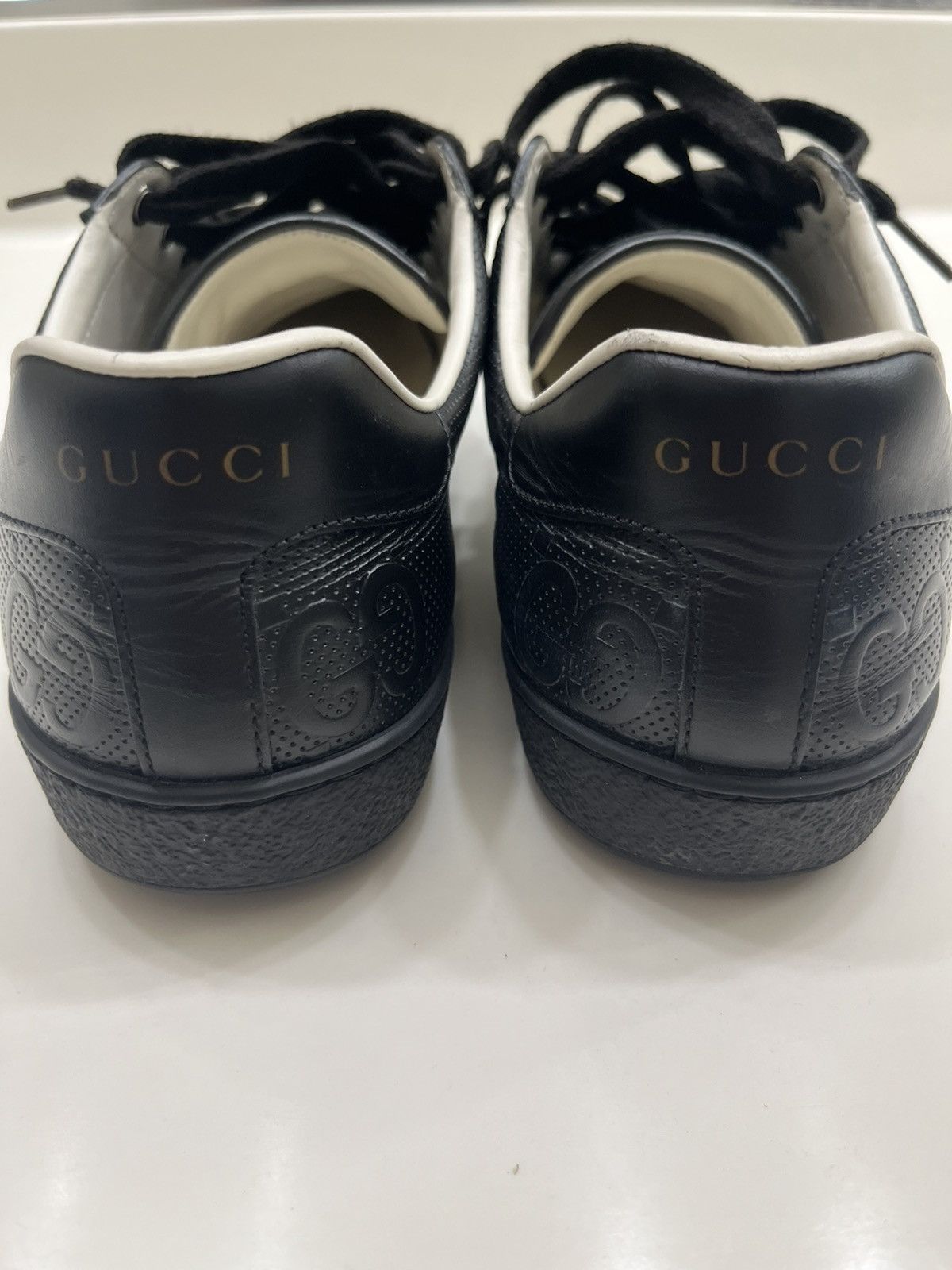 image of Gucci Men’S Ace GG Sneaker Send Offers in Null, Men's (Size 8.5)