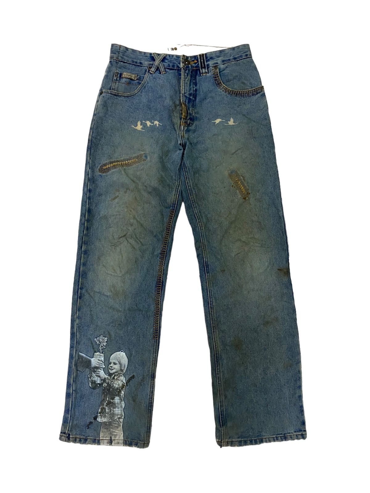 Japanese Brand × LRG × Vintage Vintage Japanese Lrg Art Denim Size US 31 - 4 Thumbnail