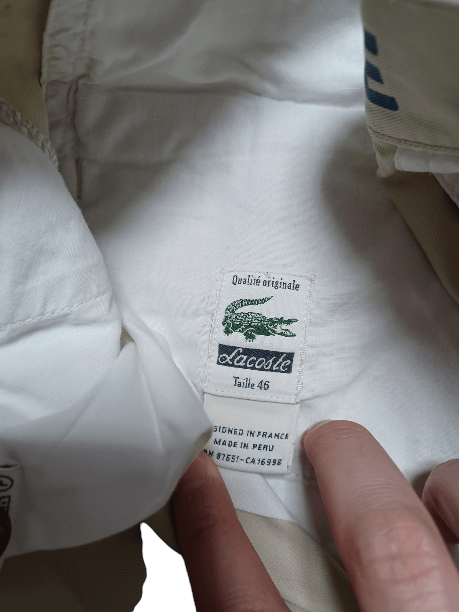 Lacoste LACOSTE VINTAGE BAGGY MADE IN PERU OLDMONEY SHORTS Size US 36 / EU 52 - 5 Thumbnail