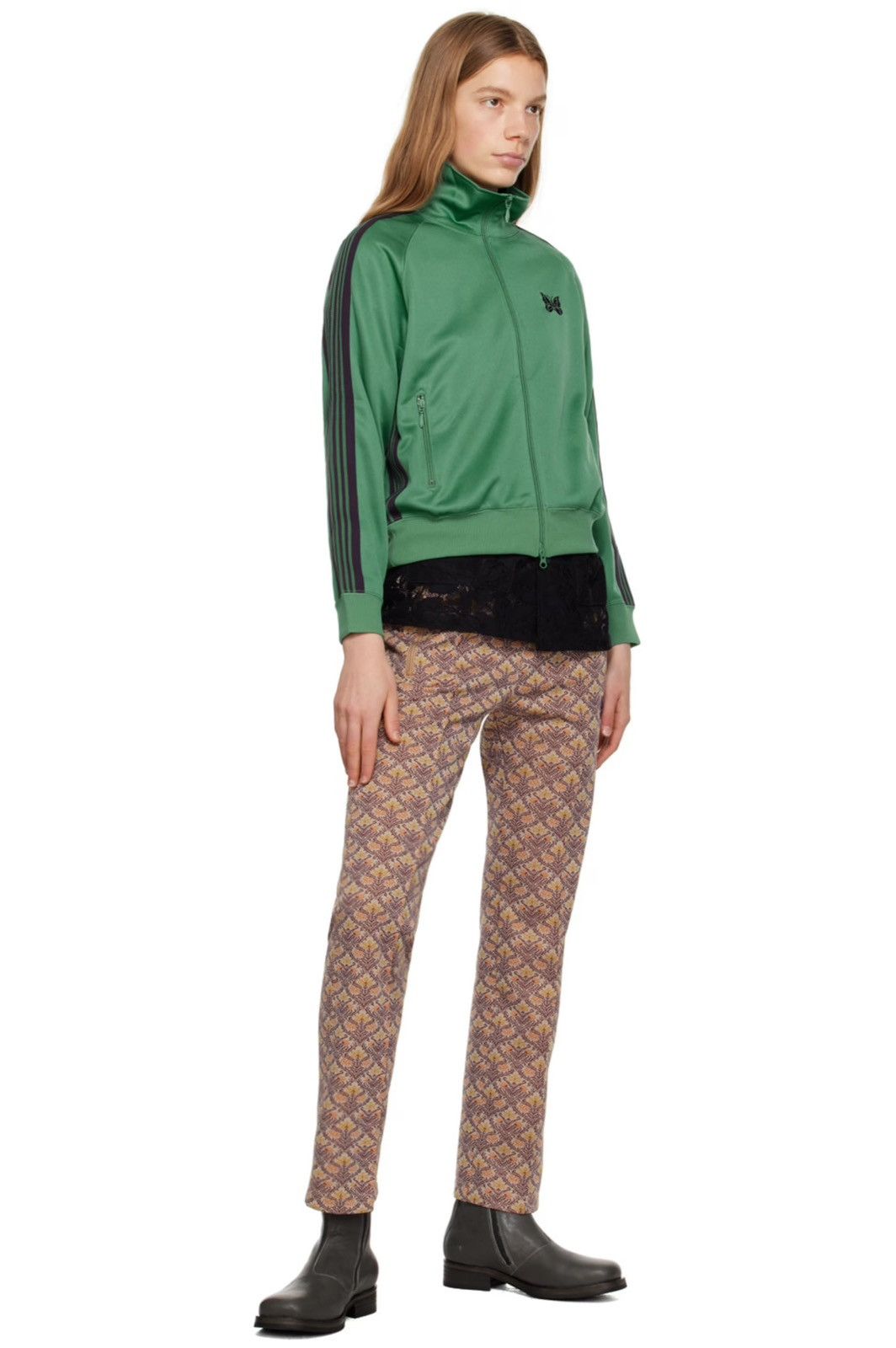 Needles !DS! DS23 Needles Butterfly Logo "Arabesque" Track Pants Size 34" / US 12 / IT 48 - 1 Thumbnail