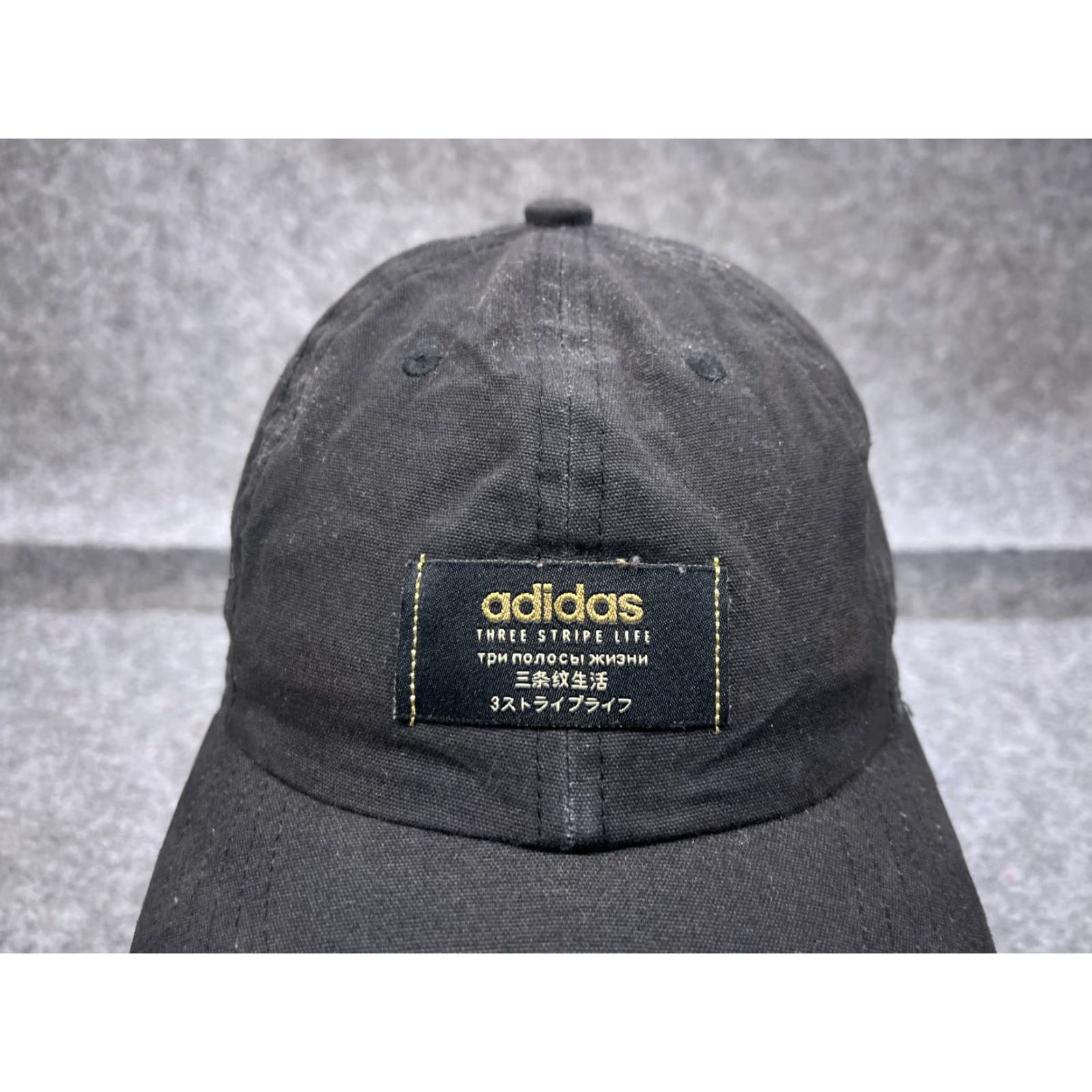 Adidas adidas Hat Cap Strap Back Adult One Size Black 100% Cotton Golf Climalite Size ONE SIZE - 2 Thumbnail