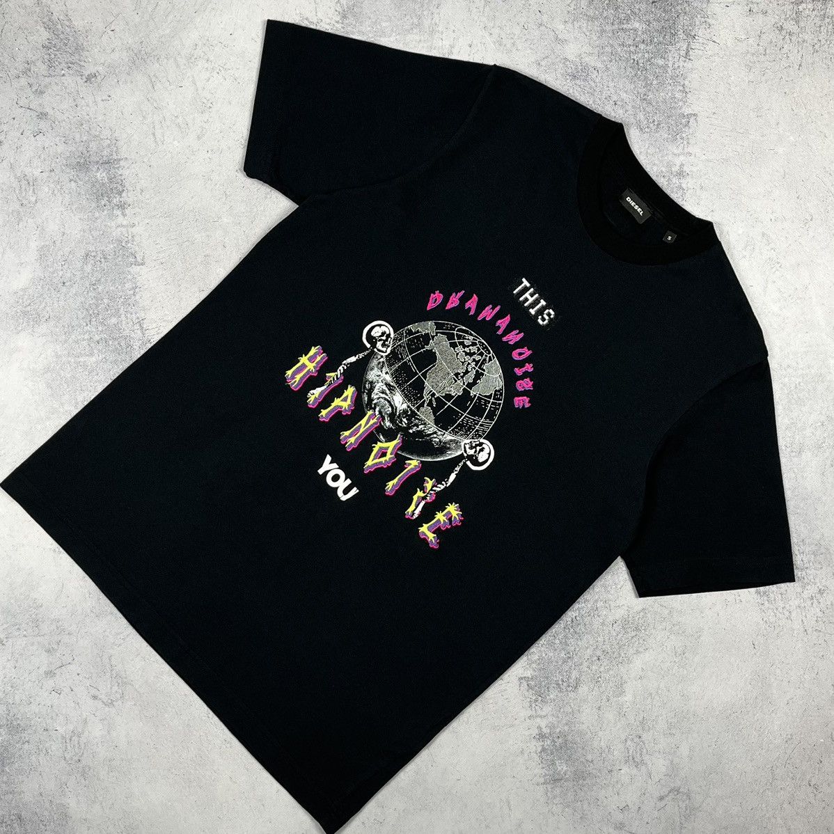 Diesel Designer Diesel “Hipnoise” y2k big logo oversize tee Size US S / EU 44-46 / 1 - 1 Thumbnail