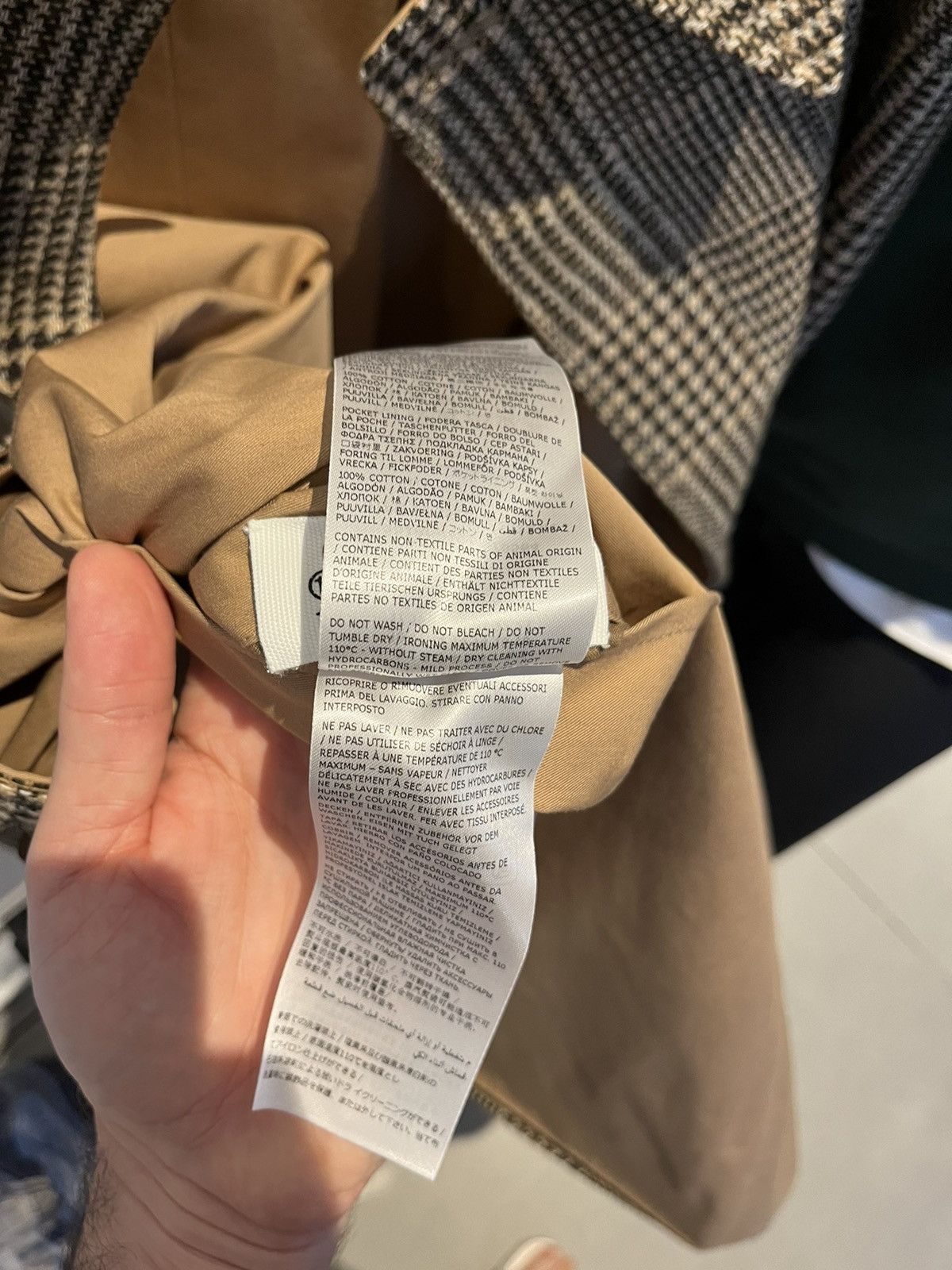 Maison Margiela Maison Margiela Check reversible raglan trench Size US L / EU 52-54 / 3 - 12 Thumbnail