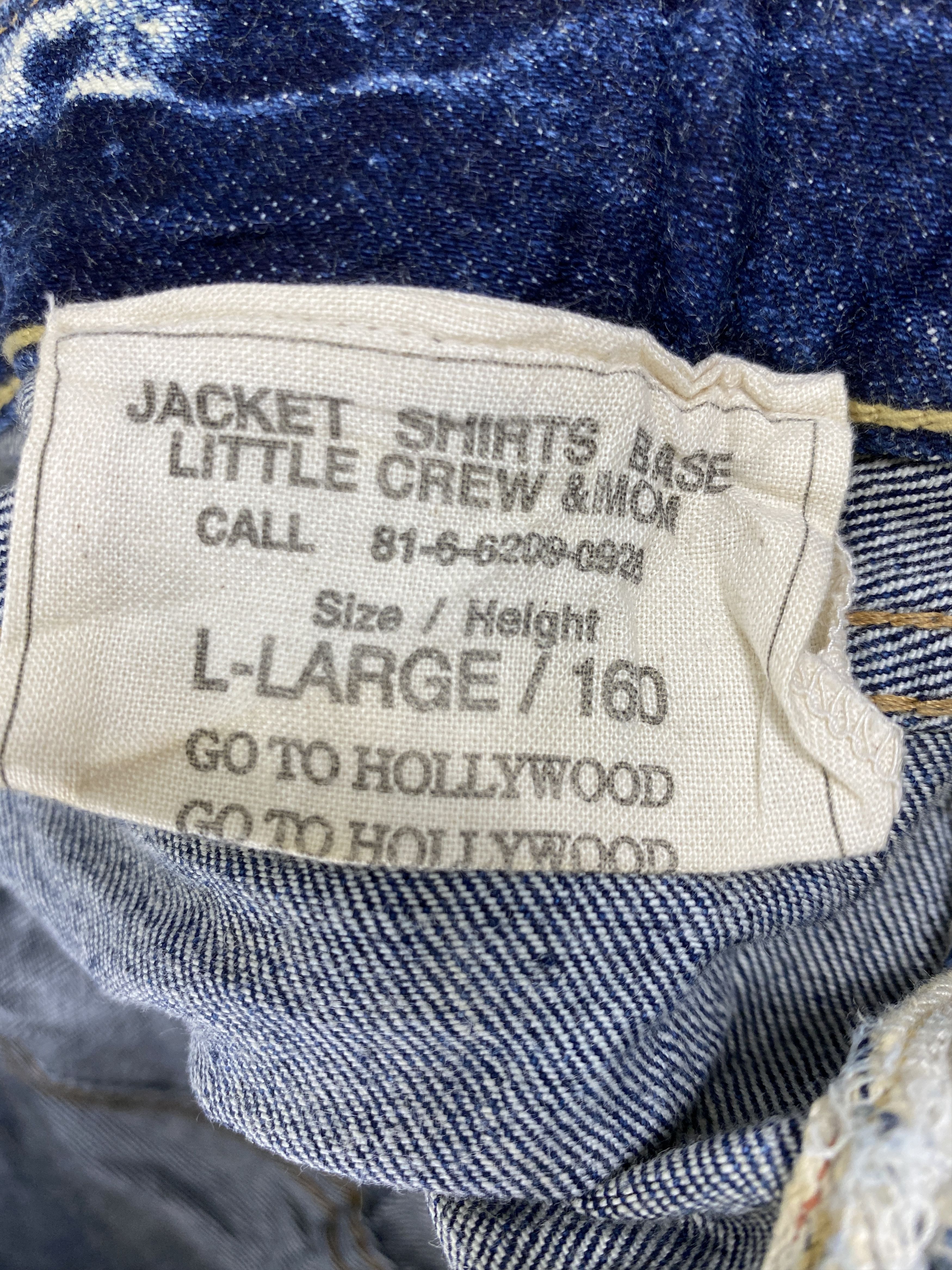 Kapital Redline Go To Hollywood KAPITAL STYLE 31x33 Denim-JN3782 Size US 31 - 10 Thumbnail