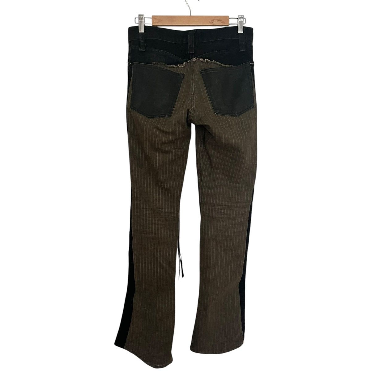 If Six Was Nine Ifsixwasnine pinstripe sera laceup denims Size US 28 / EU 44 - 3 Thumbnail