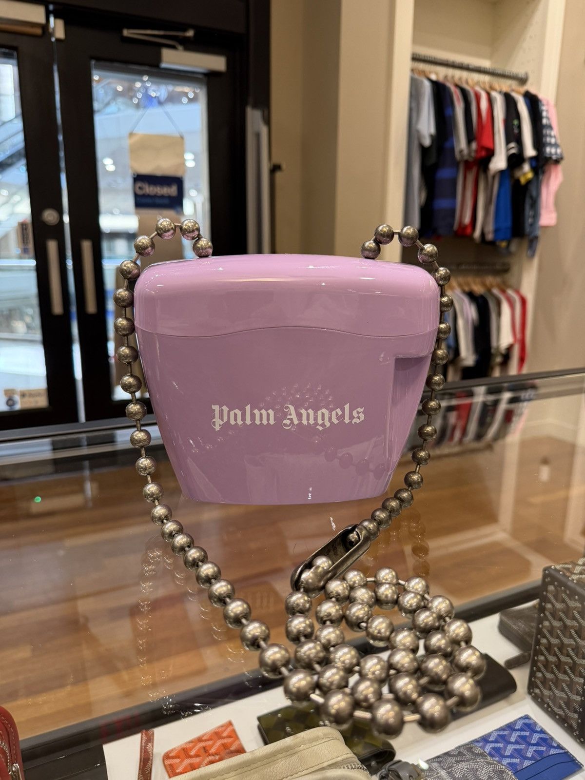 Palm Angels Palm Angels Mini Padlock Bag - Lilac Size ONE SIZE - 1 Thumbnail