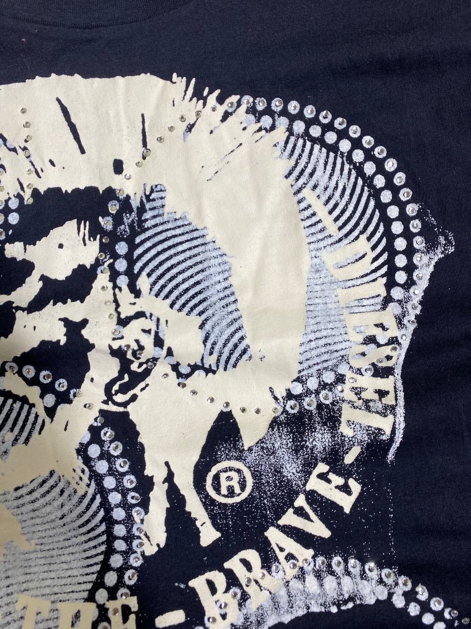 Diesel × Vintage Vintage Y2K Diesel Punch Big Logo T-shirt Size US S / EU 44-46 / 1 - 9 Thumbnail