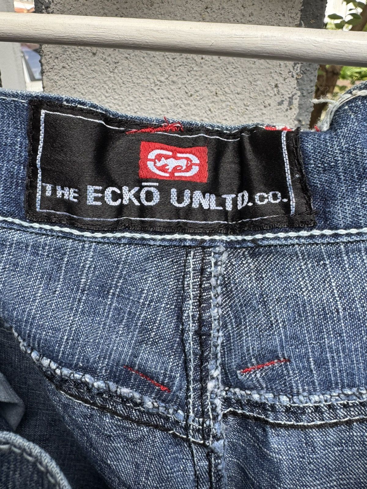 Ecko Unltd. × If Six Was Nine × Tornado Mart Vintage 90s ECKO UNLTD Flare HipHop Baggy Pants BOSS02 Size US 38 / EU 54 - 3 Thumbnail