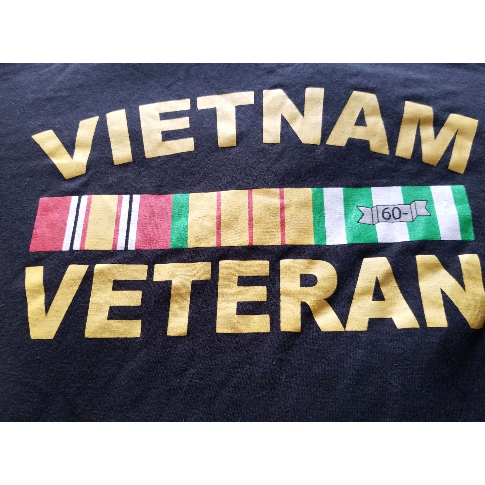Rothco Vietnam Veteran Rothco T-Shirt L Black Short Sleeve Crew Neck Men Graphic Tee Casual Vietnam Veteran Theme Size US L / EU 52-54 / 3 - 2 Thumbnail