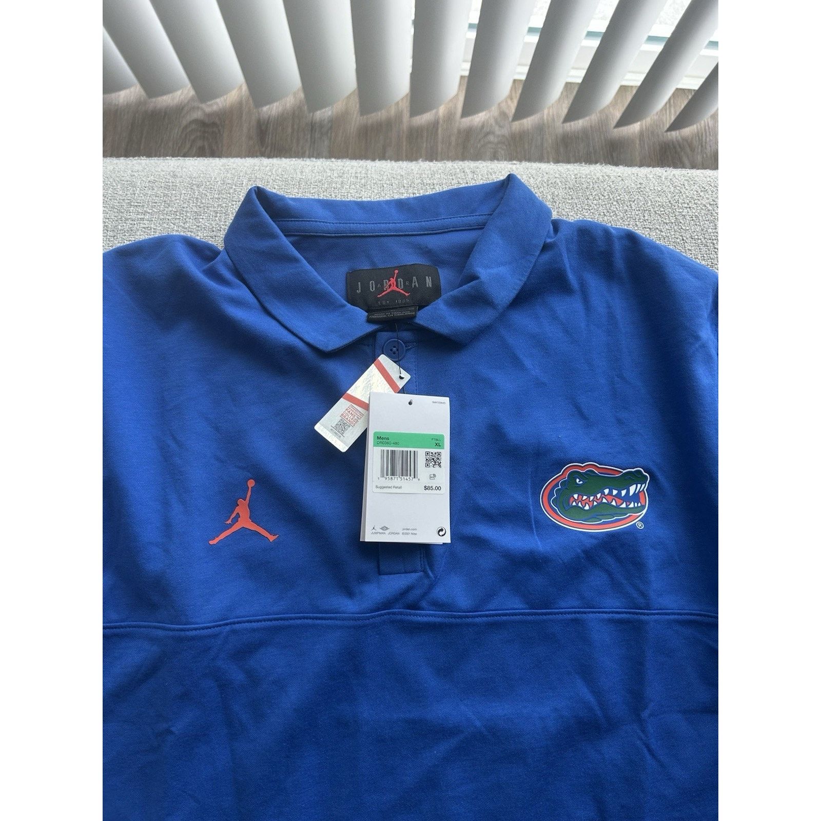 Nike Jordan Gators Nike Football Polo Men's XL Dri-FIT NCAA Size US XL / EU 56 / 4 - 3 Thumbnail