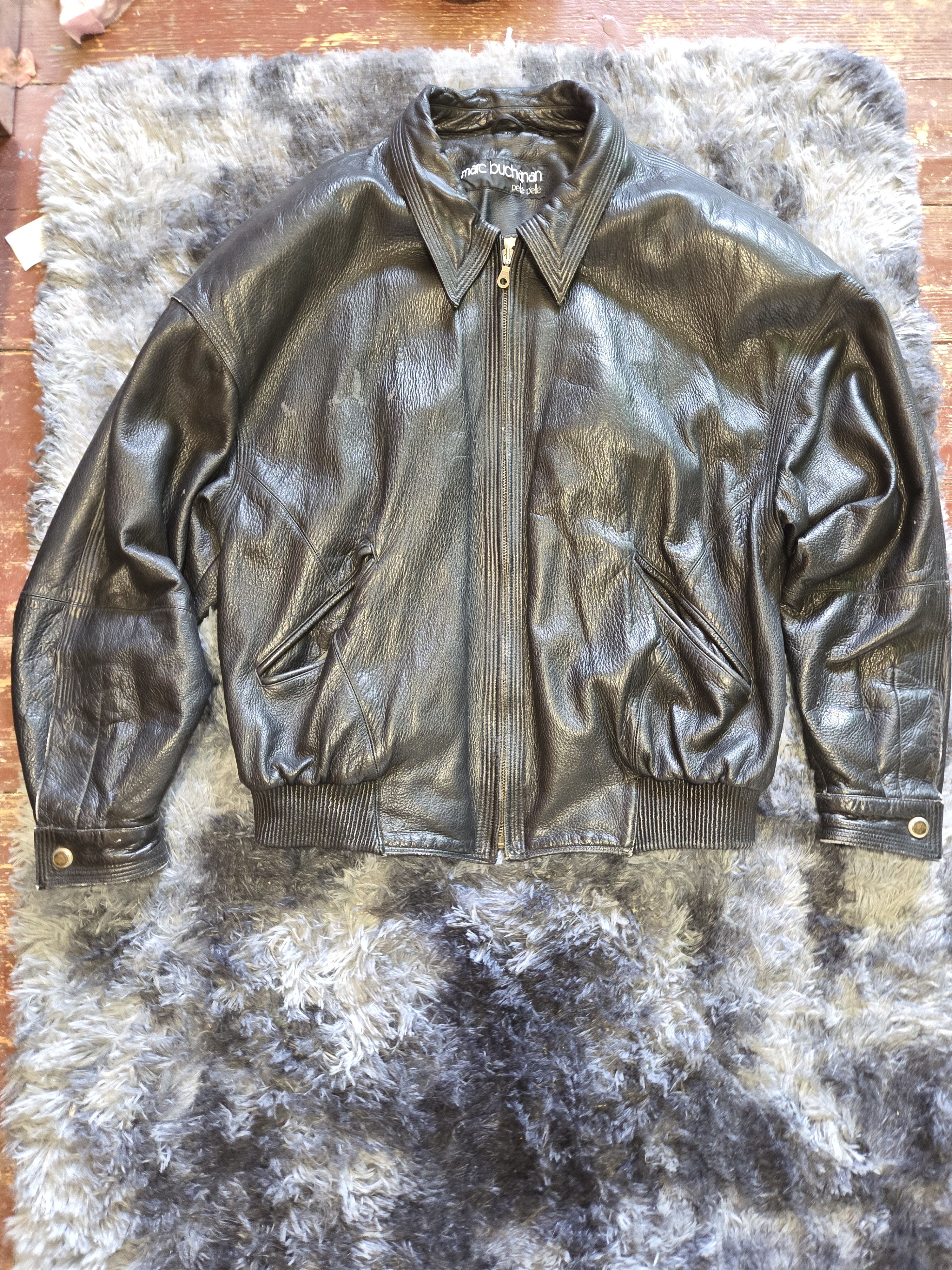 Marc Buchanan Vintage Pelle Pelle Marc Buchanan Leather Jacket – Custom Size US M / EU 48-50 / 2 - 5 Thumbnail