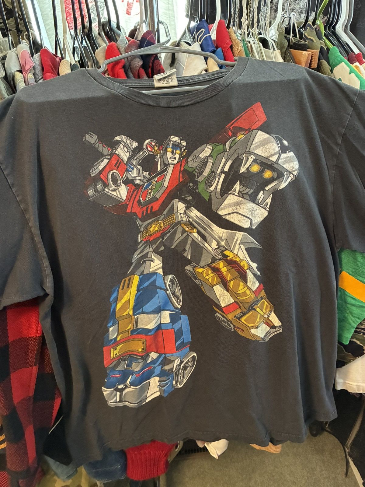 Vintage Vintage Transformers Voltron faded tee shirt Size US XL / EU 56 / 4 - 2 Thumbnail