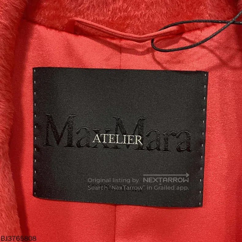 Max Mara Max Mara High-end Mandarin Collar Coat (Orange) Size XS / US 0-2 / IT 36-38 - 4 Thumbnail