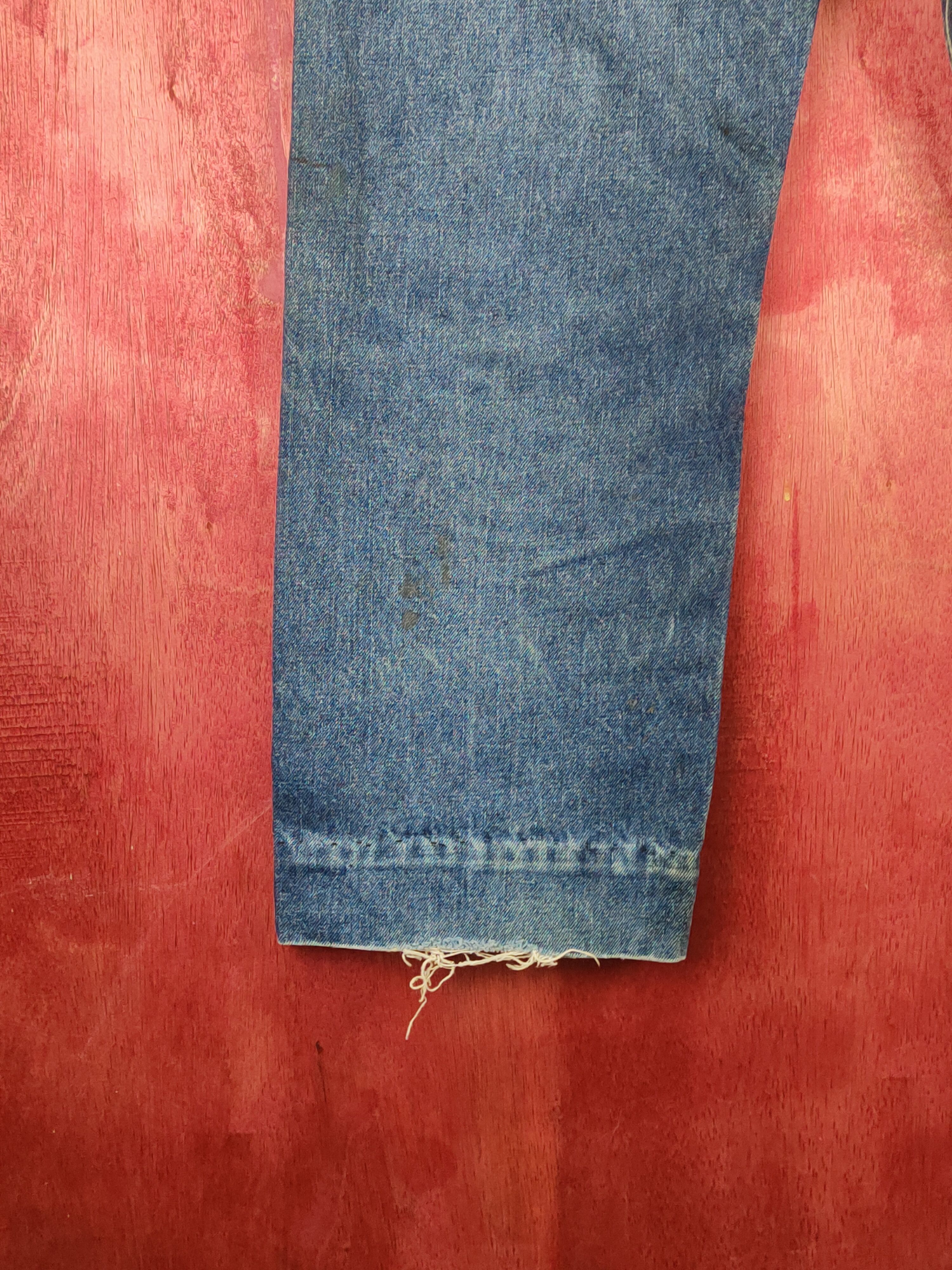 Japanese Brand UCW Dark Blue Faded Distressed Ripped Jeans #S1775 Size US 30 / EU 46 - 11 Thumbnail