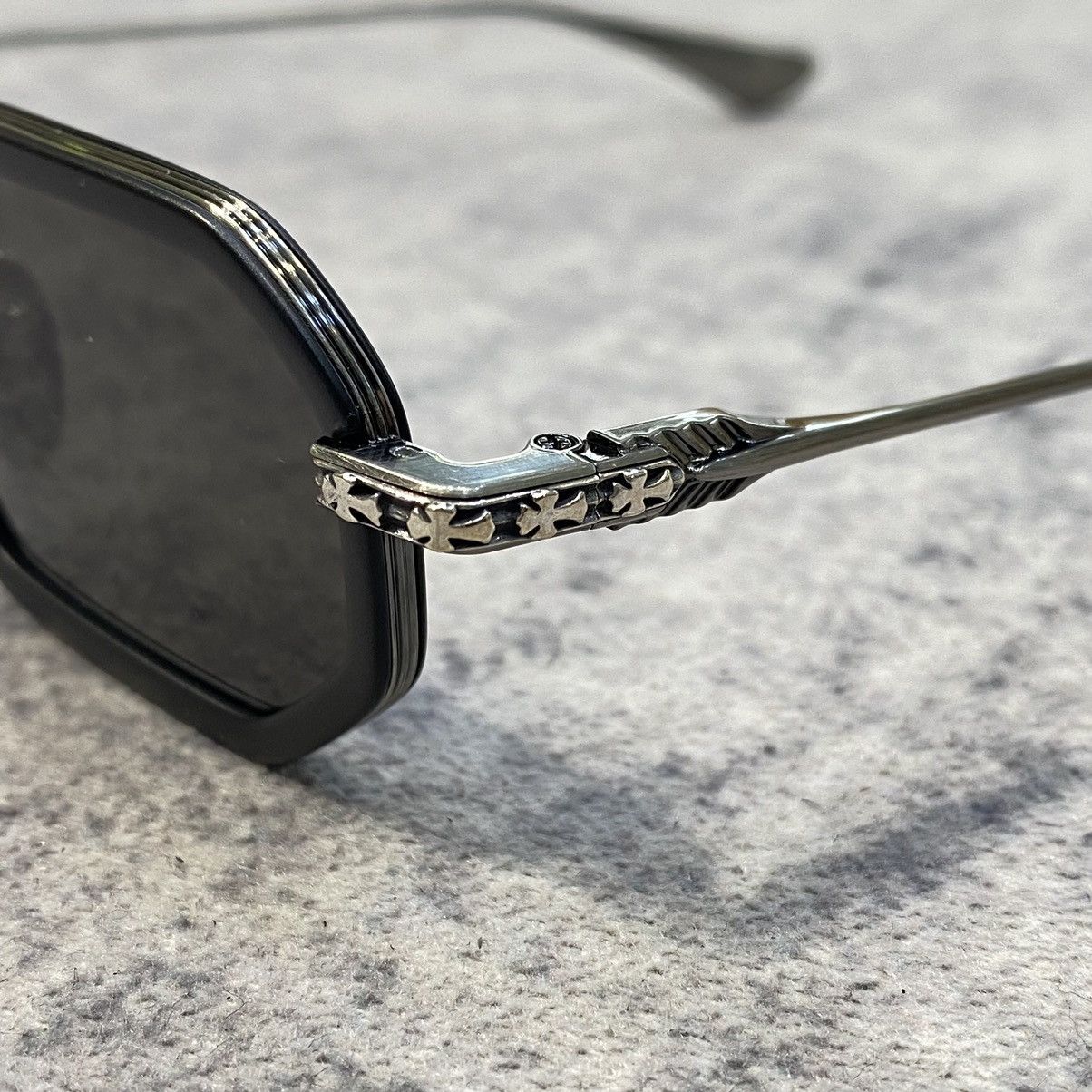 Chrome Hearts CHROME HEARTS STYLIDA MATTE BLACK/PEWTER - SUN Size ONE SIZE - 2 Thumbnail