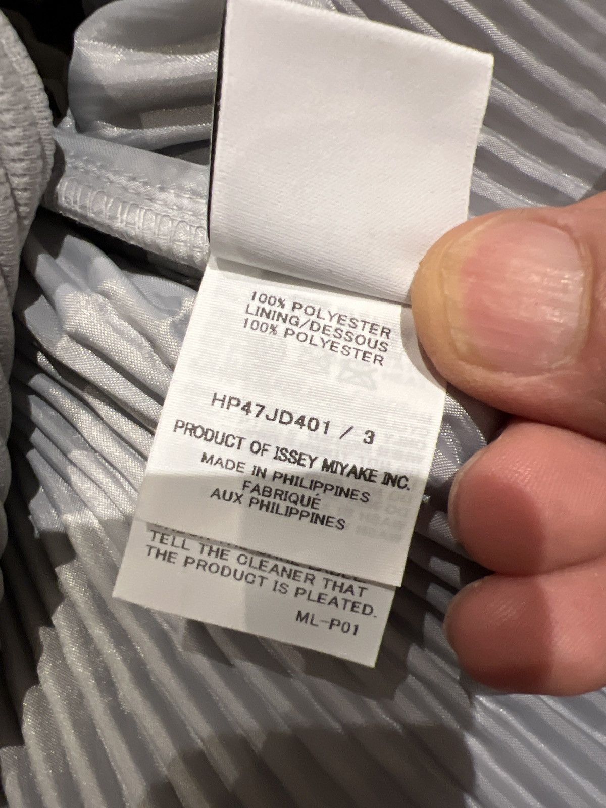 Pleats Please Issey Miyake ISSEY MIYAKE Jacket grey size 3 large Size US L / EU 52-54 / 3 - 15 Thumbnail