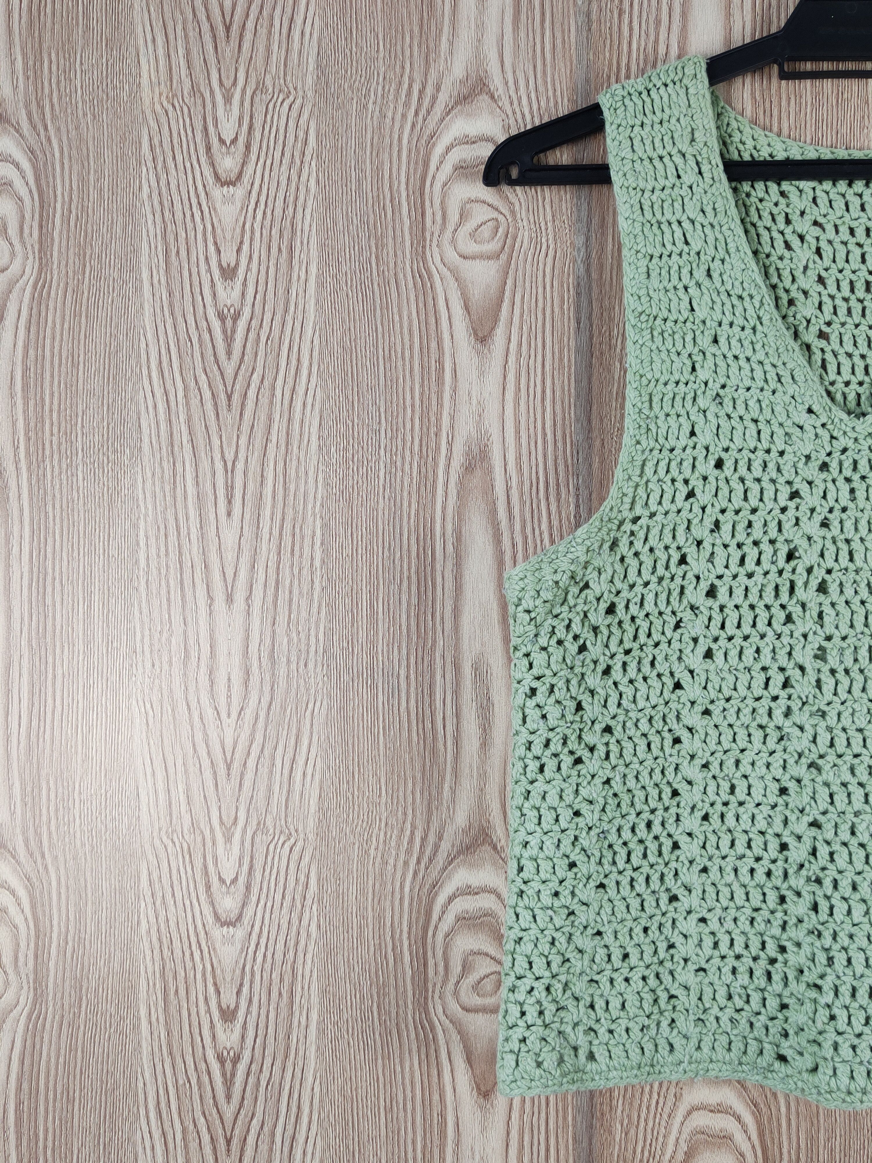 Vintage Vintage & faded- Japanese Brand Green Tank Tops Size S / US 4 / IT 40 - 3 Thumbnail