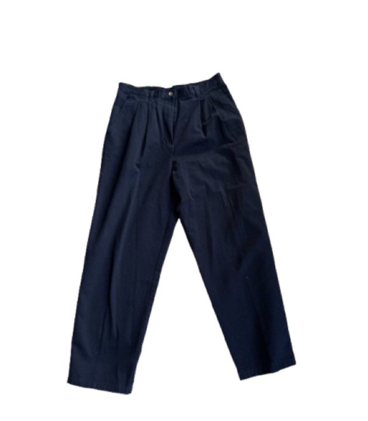 Lauren Ralph Lauren Vintage Ralph Lauren Petite Navy Women’s Trouser Size 10P Size 32" / US 10 / IT 46 - 1 Thumbnail