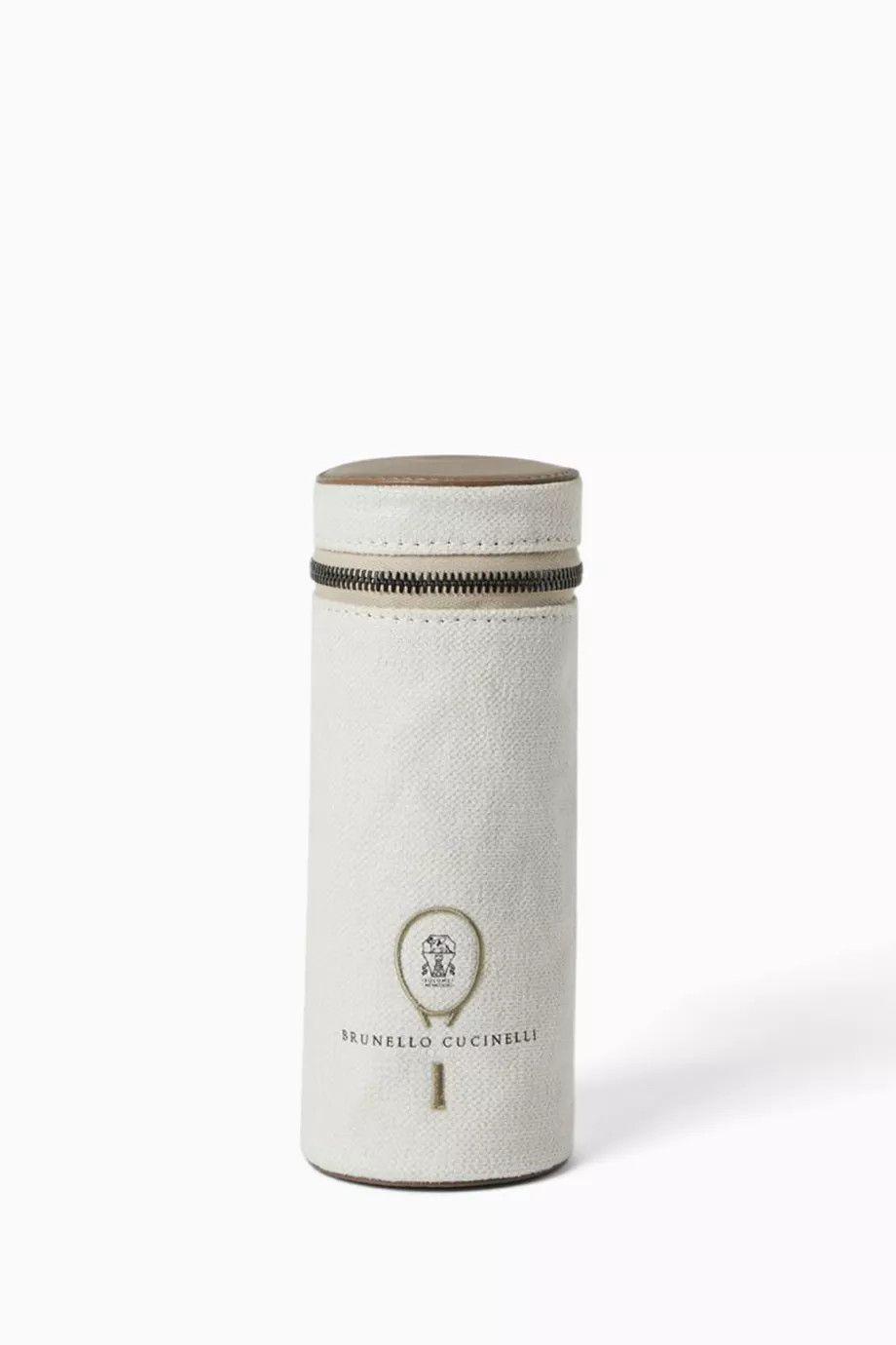 Brunello Cucinelli o1la1rc1a0326 Size: OS / Tennis Ball Embroidered Bag White Size ONE SIZE - 1 Thumbnail