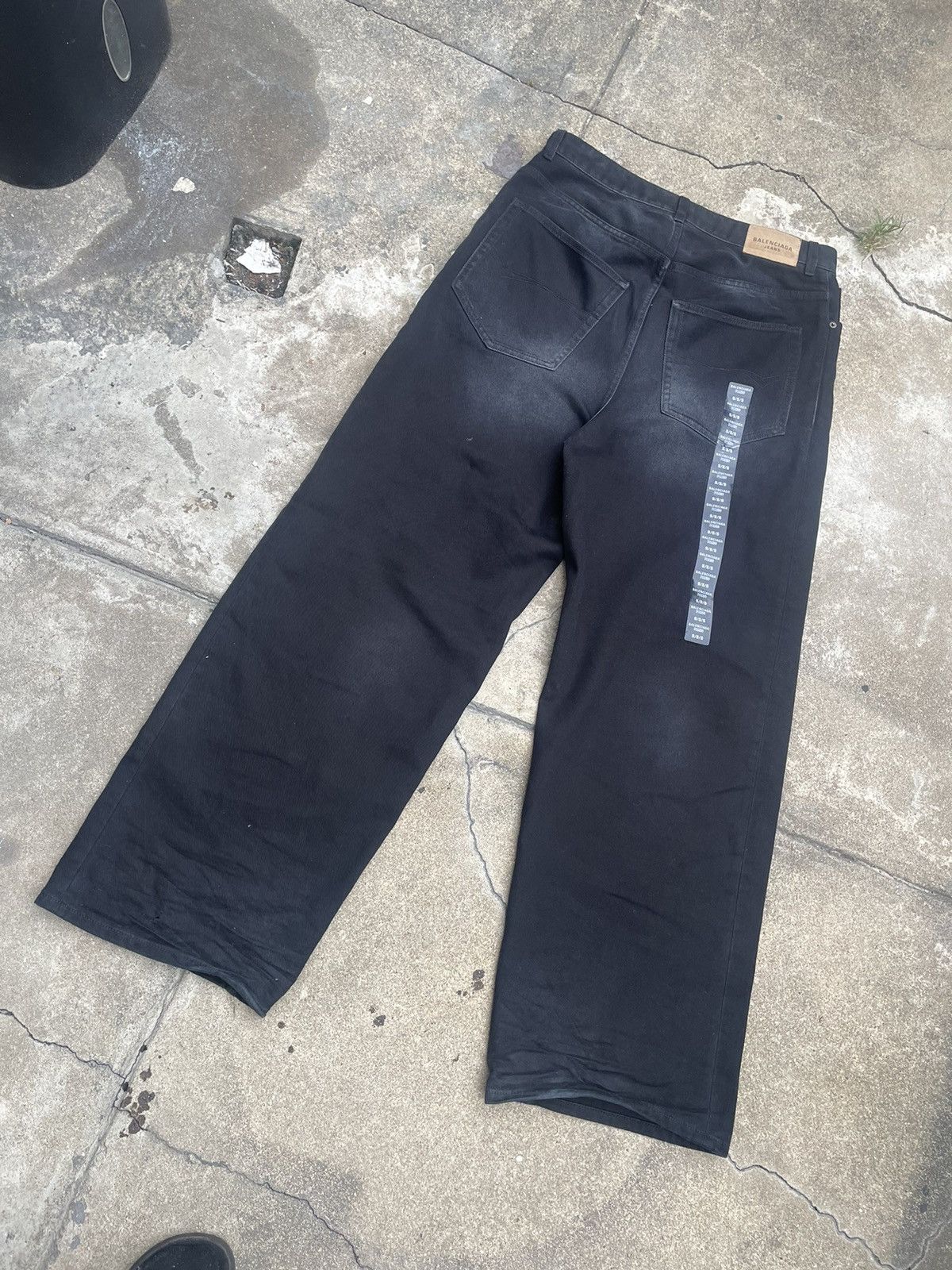 Balenciaga SS24 Size Sticker Baggy Denim Size US 33 - 2 Thumbnail