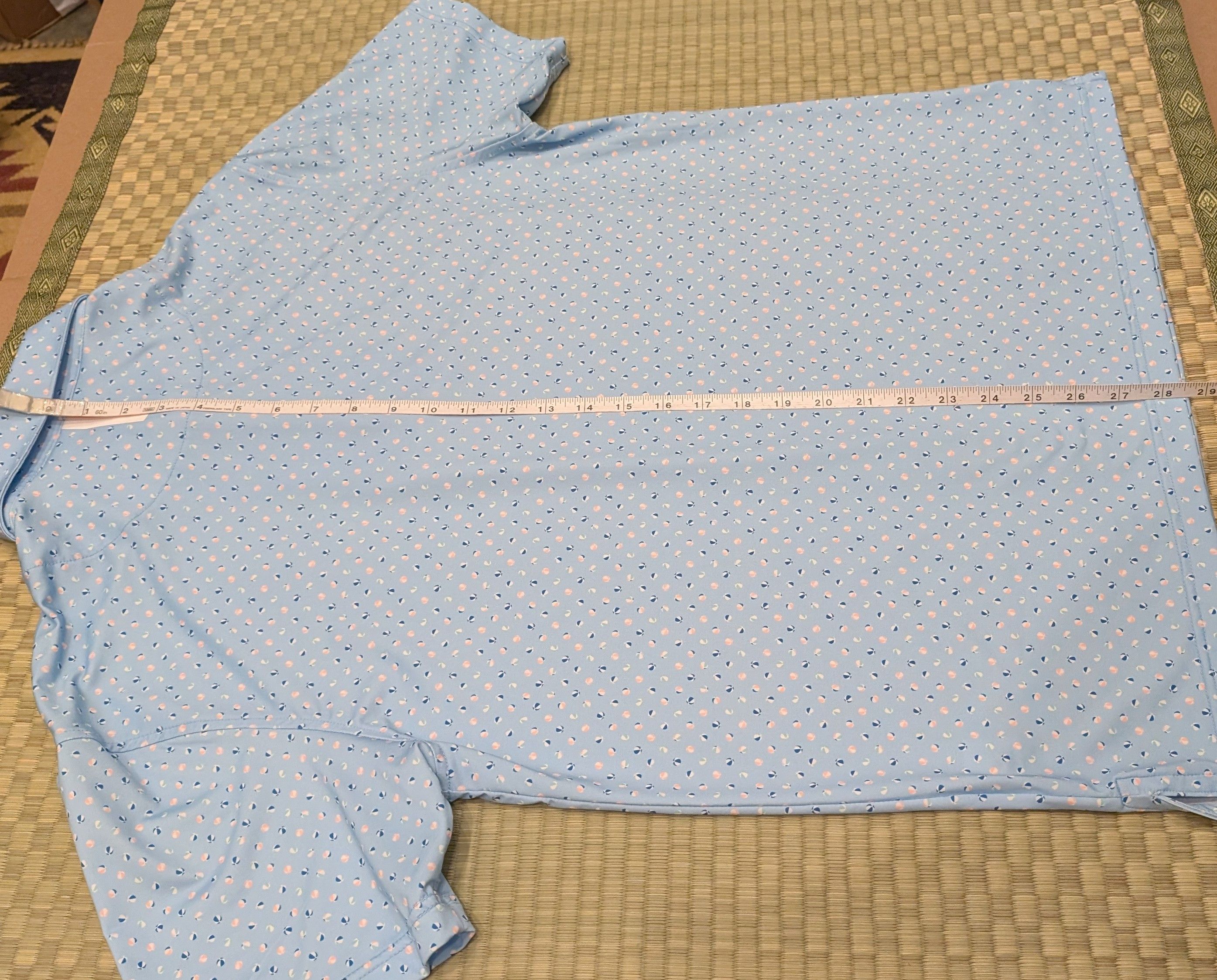 Other Rhoback Beach Ball Print Polo Light Blue Made in South Korea Size US M / EU 48-50 / 2 - 7 Thumbnail