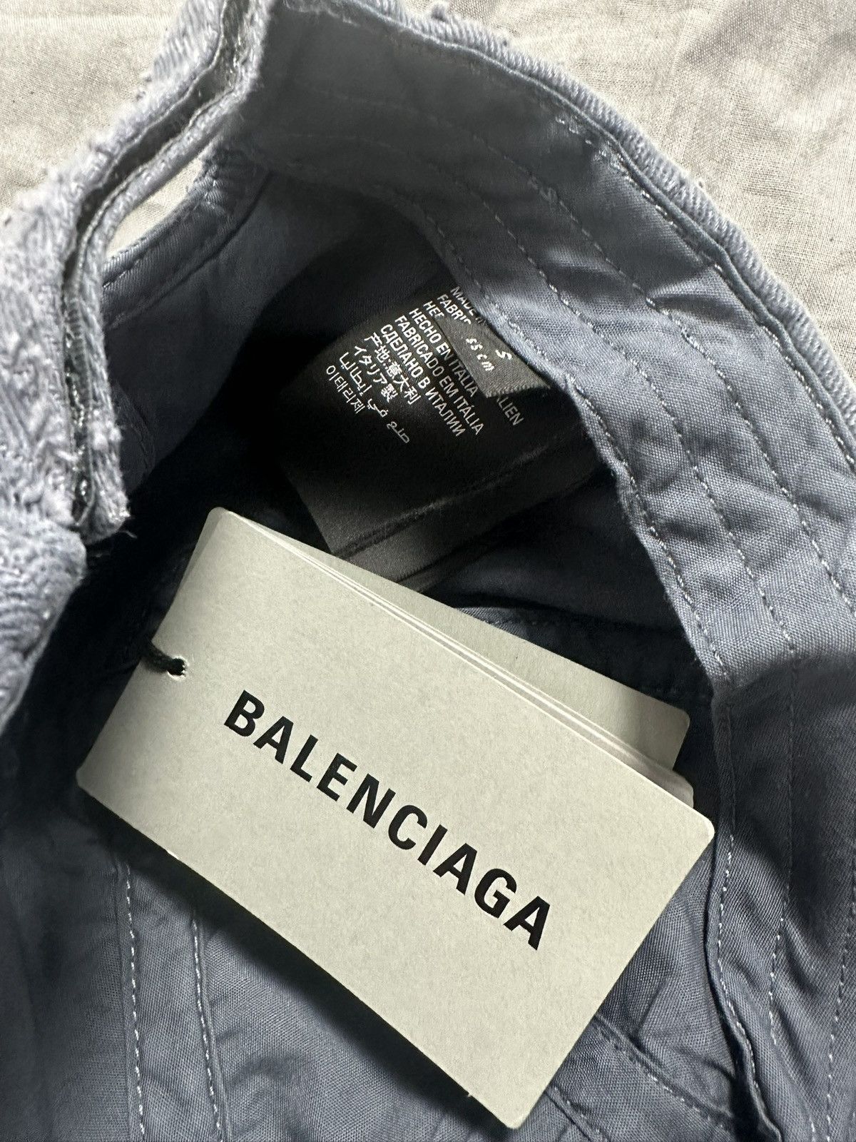 Balenciaga Balenciaga laser destroyed cap S 55cm NEW Size ONE SIZE - 5 Thumbnail