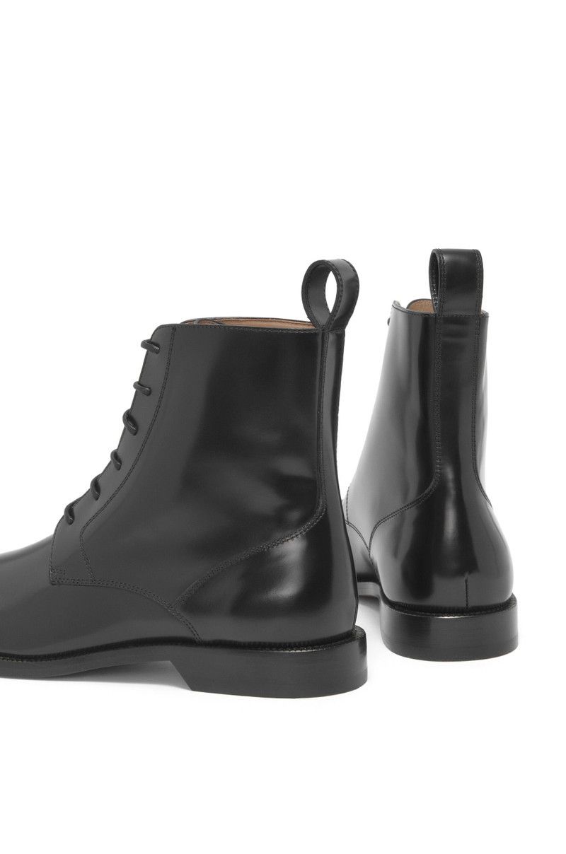 Loewe o1in1g0426 Campo Ankle Boots in Black Size US 7 / IT 37 - 4 Thumbnail