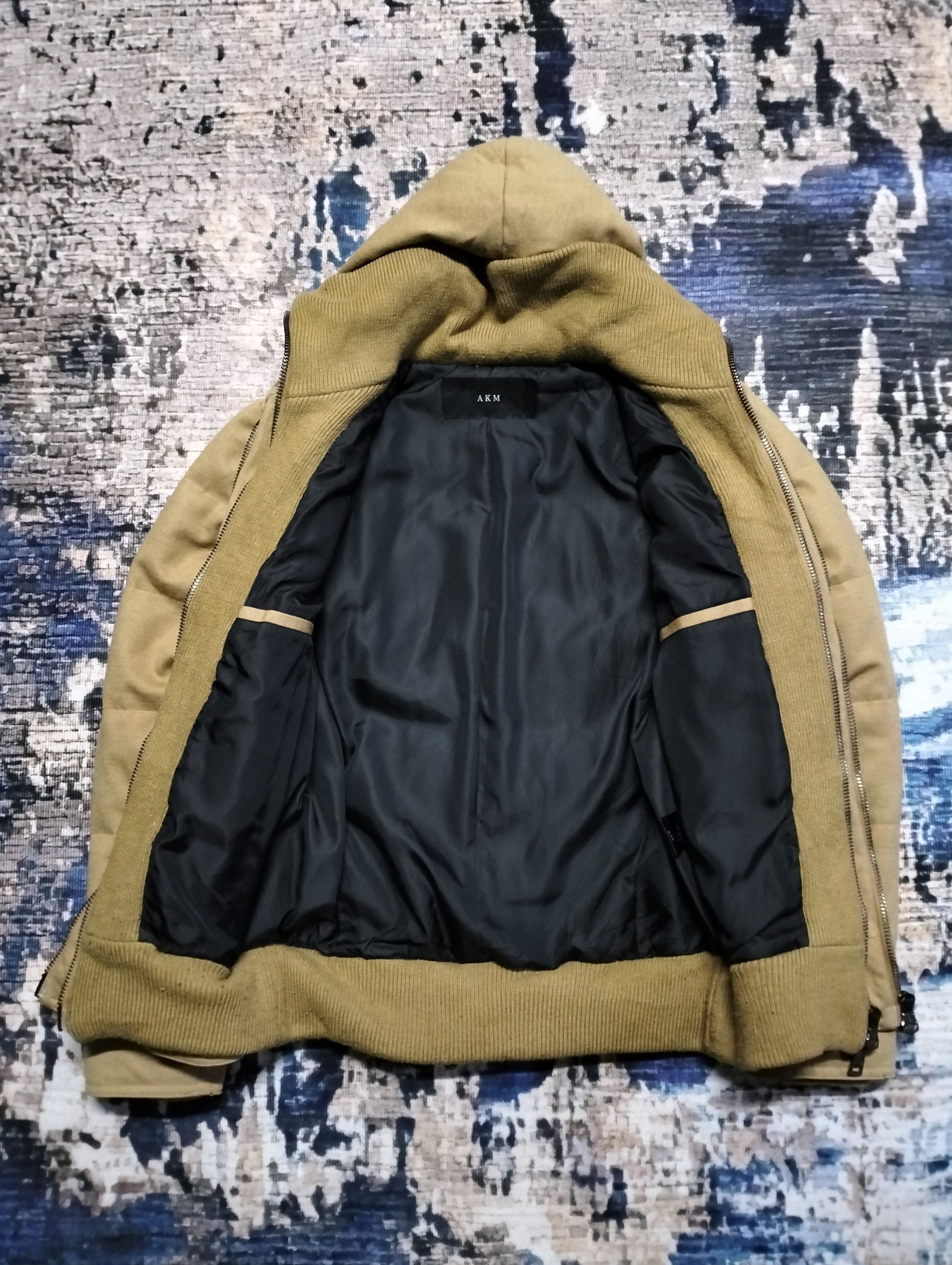 AKM AKM Wool Down Jacket Double Zipper Rare Design Size US S / EU 44-46 / 1 - 3 Thumbnail