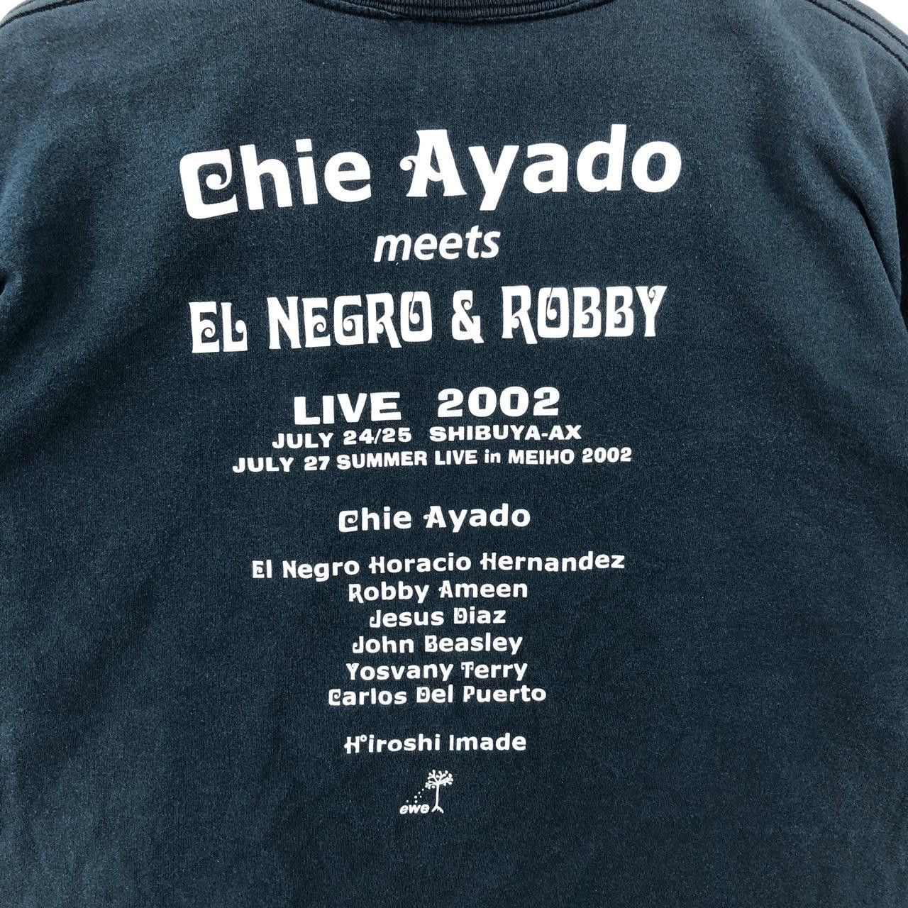 Band Tees Vintage CHIE AYADO ROBBY AMEEN 2002 Jazz Tour Tee Shirt Size US XL / EU 56 / 4 - 8 Thumbnail