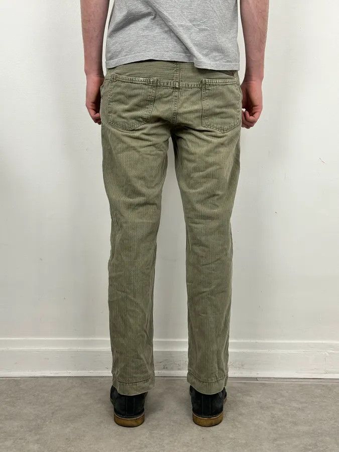 Dolce & Gabbana 2000s Dolce & Gabbana Khaki Green Straight Cozy Pants Size US 32 / EU 48 - 4 Thumbnail