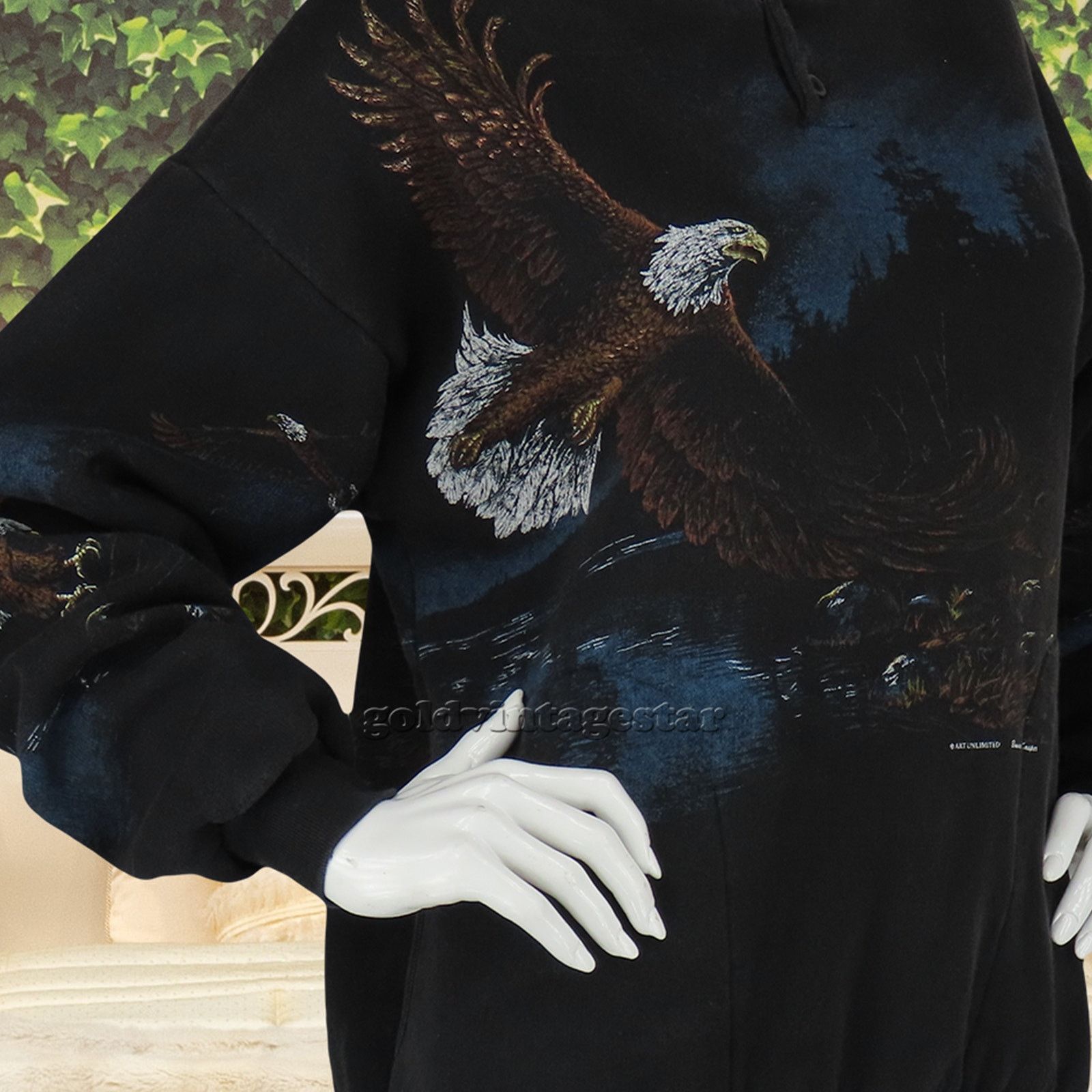 Other Vintage Eagle Scene USA Made Sweatshirt 2XL Size XXL / US 16-18 / IT 52-54 - 1 Thumbnail