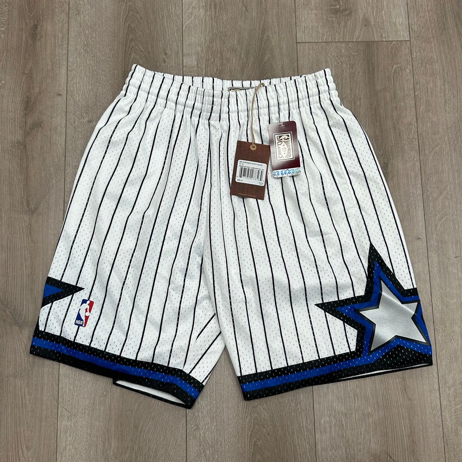 Mitchell & Ness Brand New NBA Swingman Orlando Magic Shorts Size Medium M B9 Size US 30 / EU 46 - 1 Thumbnail