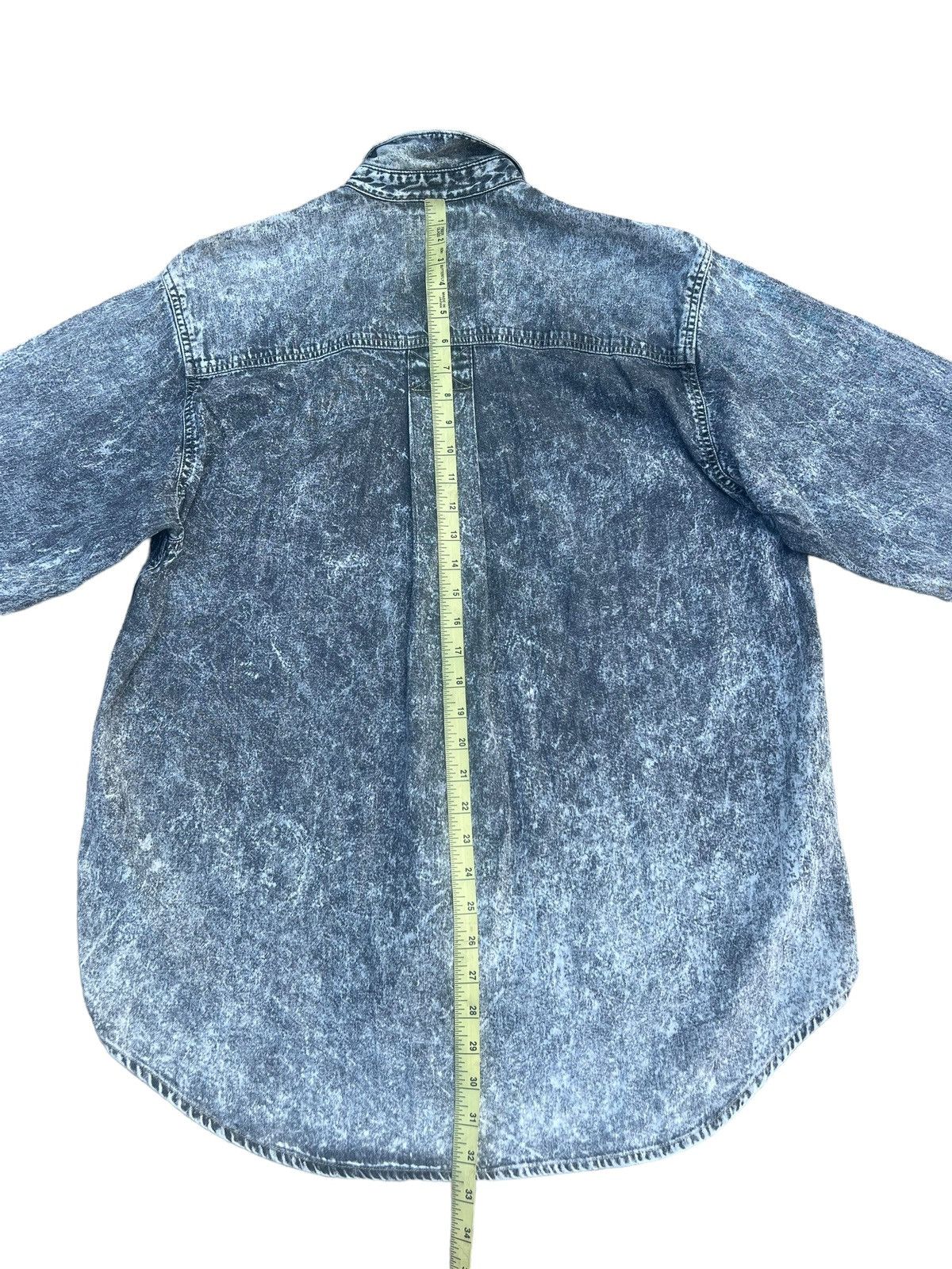 Edwin Vintage Edwin Japan Acid Washed Double Pocket Oversize Shirt Size US M / EU 48-50 / 2 - 5 Thumbnail