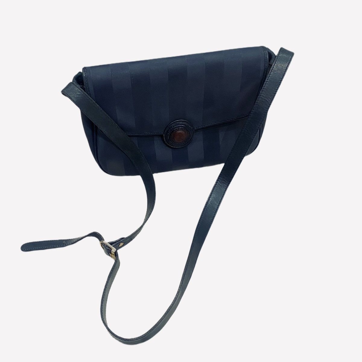 image of Vintage Messenger Bag Fendi in Black, Men's