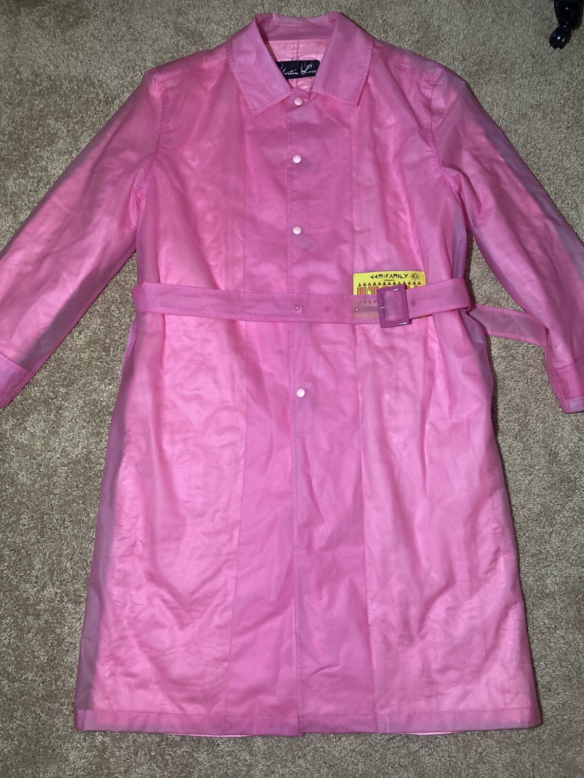 Martine Rose FW18 Martine Rose Pink Trench Raincoat Padded 2018 Utopia Size US M / EU 48-50 / 2 - 1 Thumbnail