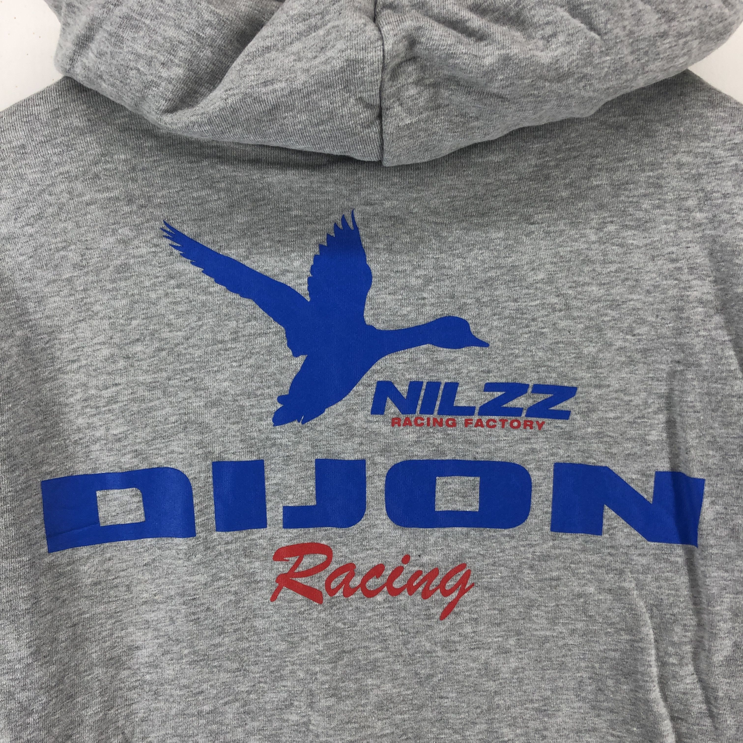 Japanese Brand DIJON RACING Zipper Hoodie #0978-33 Size US M / EU 48-50 / 2 - 2 Thumbnail