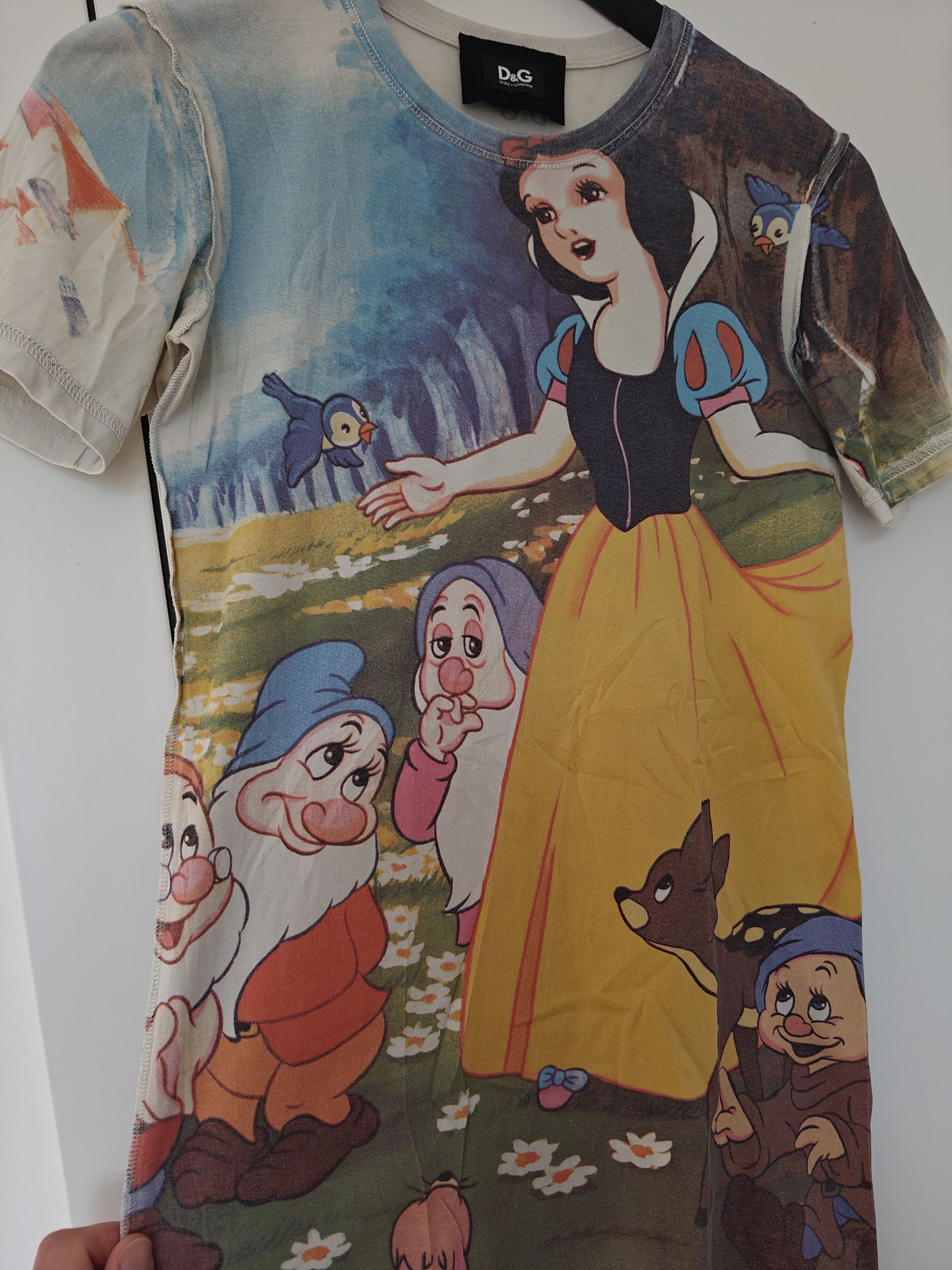 Dolce & Gabbana vintage Dolce & Gabbana 'Snow White' full print tee Size M / US 6-8 / IT 42-44 - 4 Thumbnail