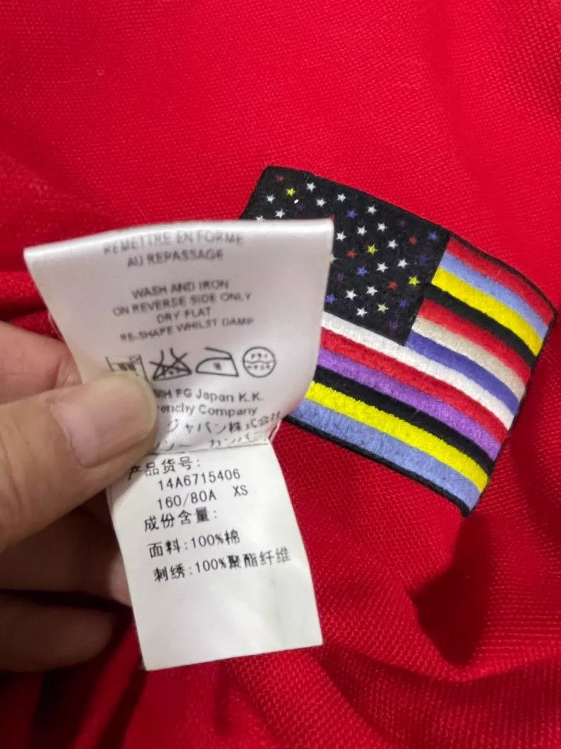 Givenchy Givenchy Red and Black Color-blocked Polo Shirt T-shirt Size US XS / EU 42 / 0 - 4 Thumbnail