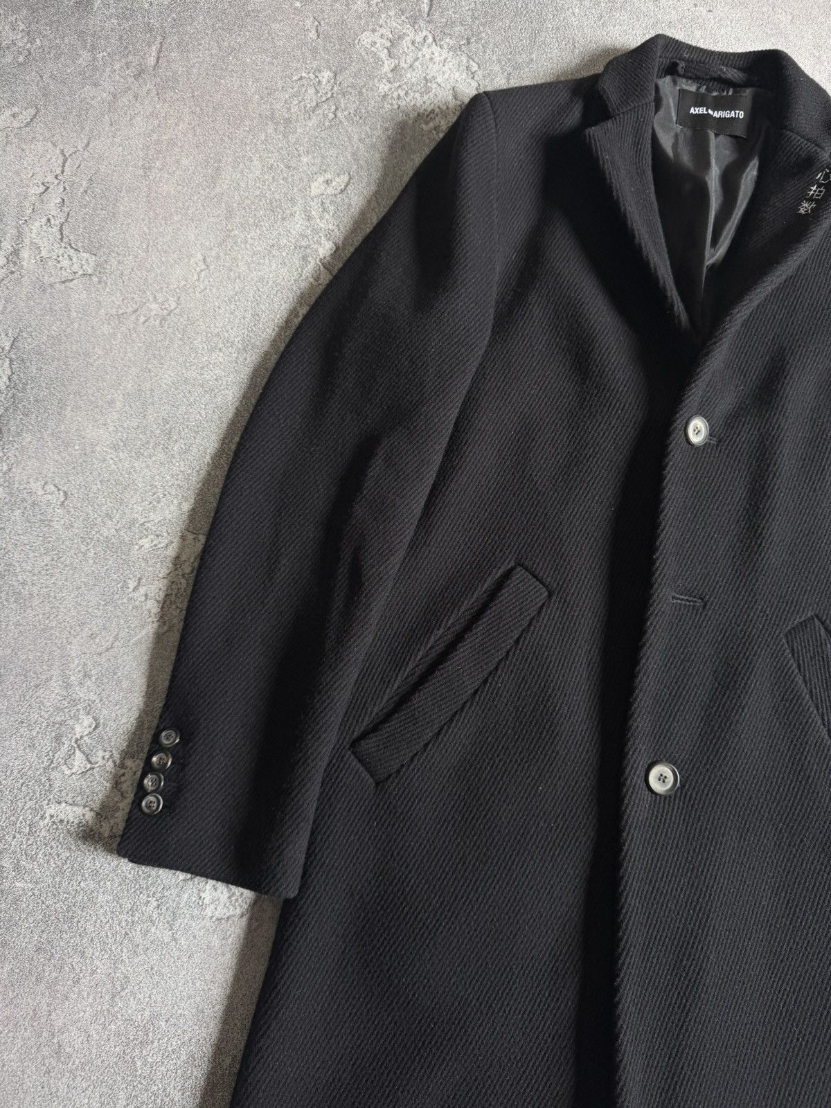 Axel Arigato × Designer Axel Arigato M button coat wool long jacket Japanese style Size US M / EU 48-50 / 2 - 6 Thumbnail