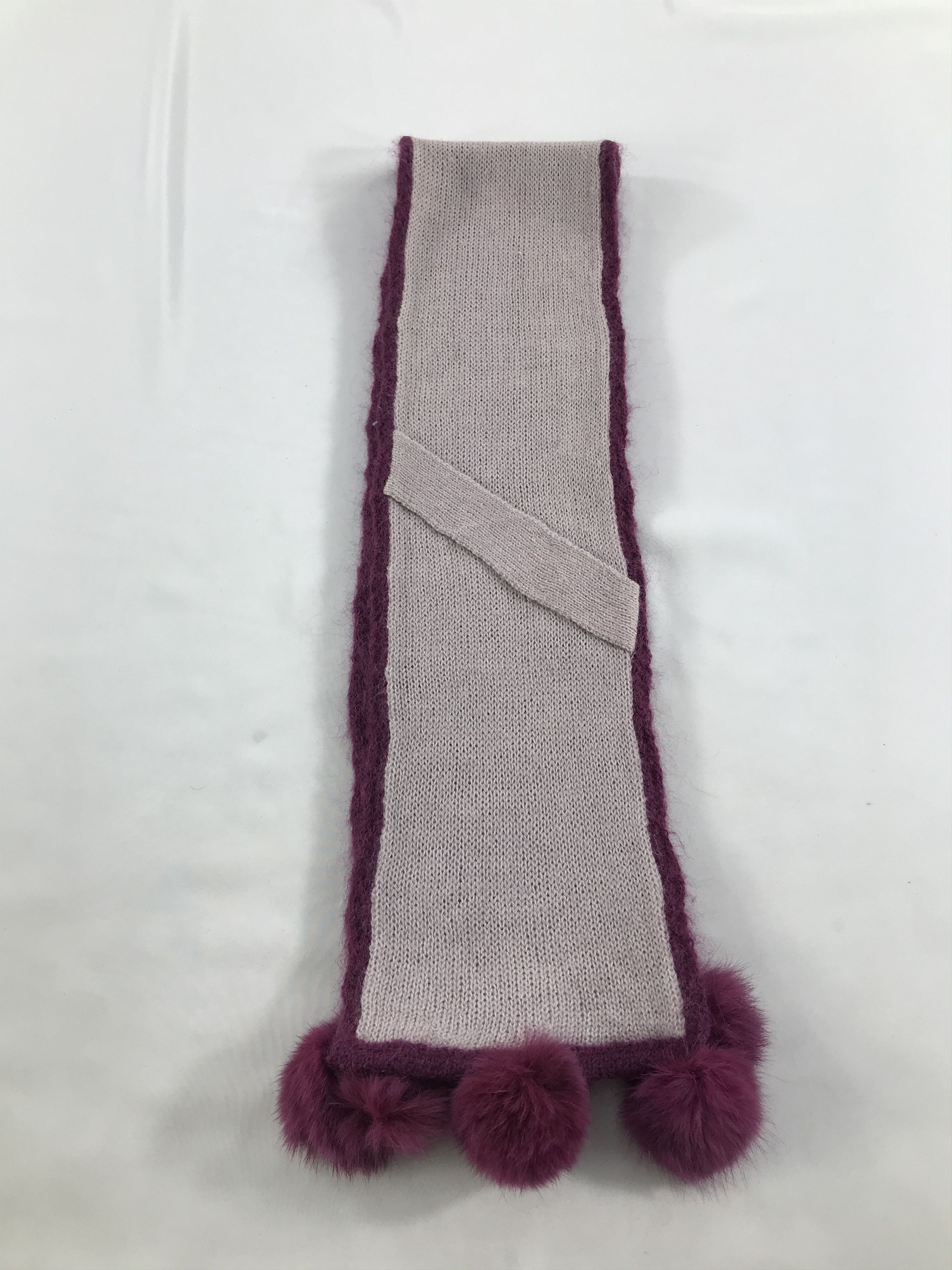 Pierre Cardin Pierre Cardin Wool Bobble Scarf Muffler V163 Size ONE SIZE - 6 Thumbnail