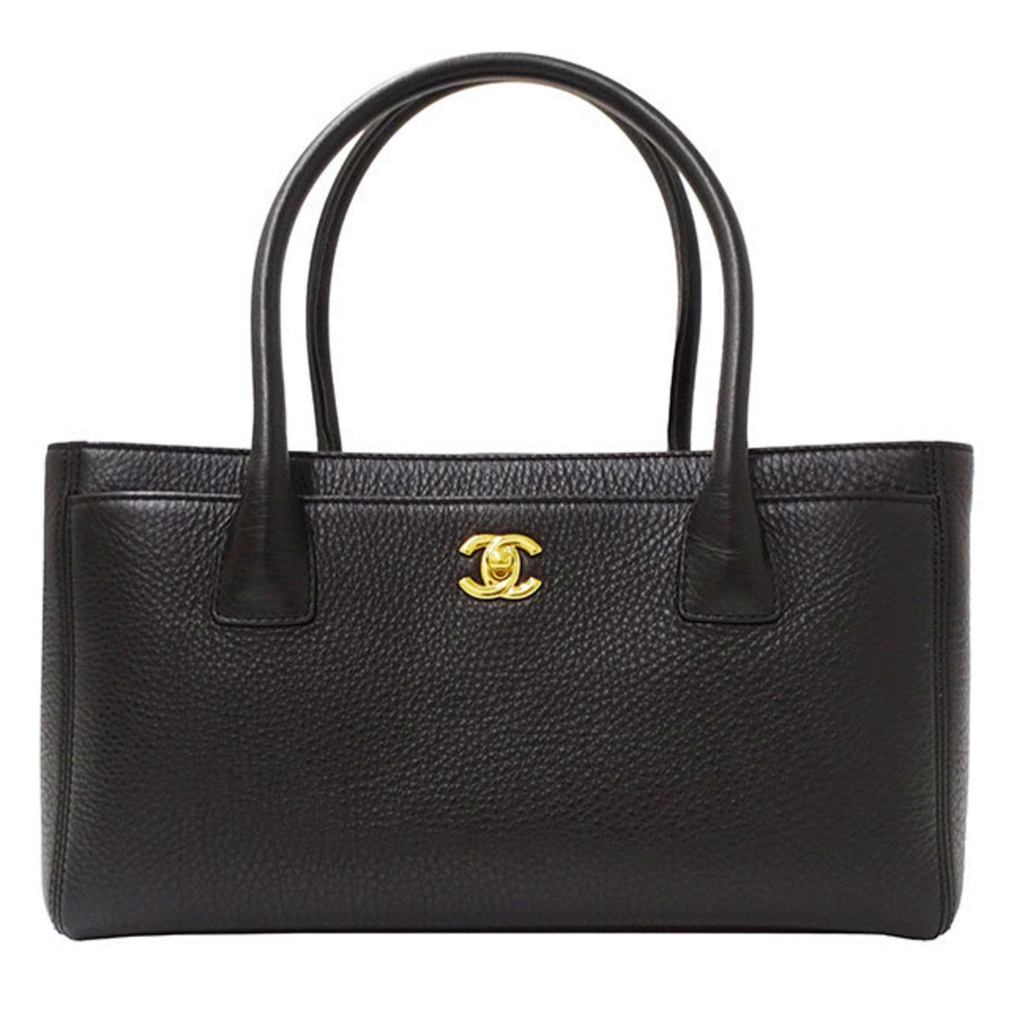 Chanel Bags Women's Tote Bag Leather Executive Black