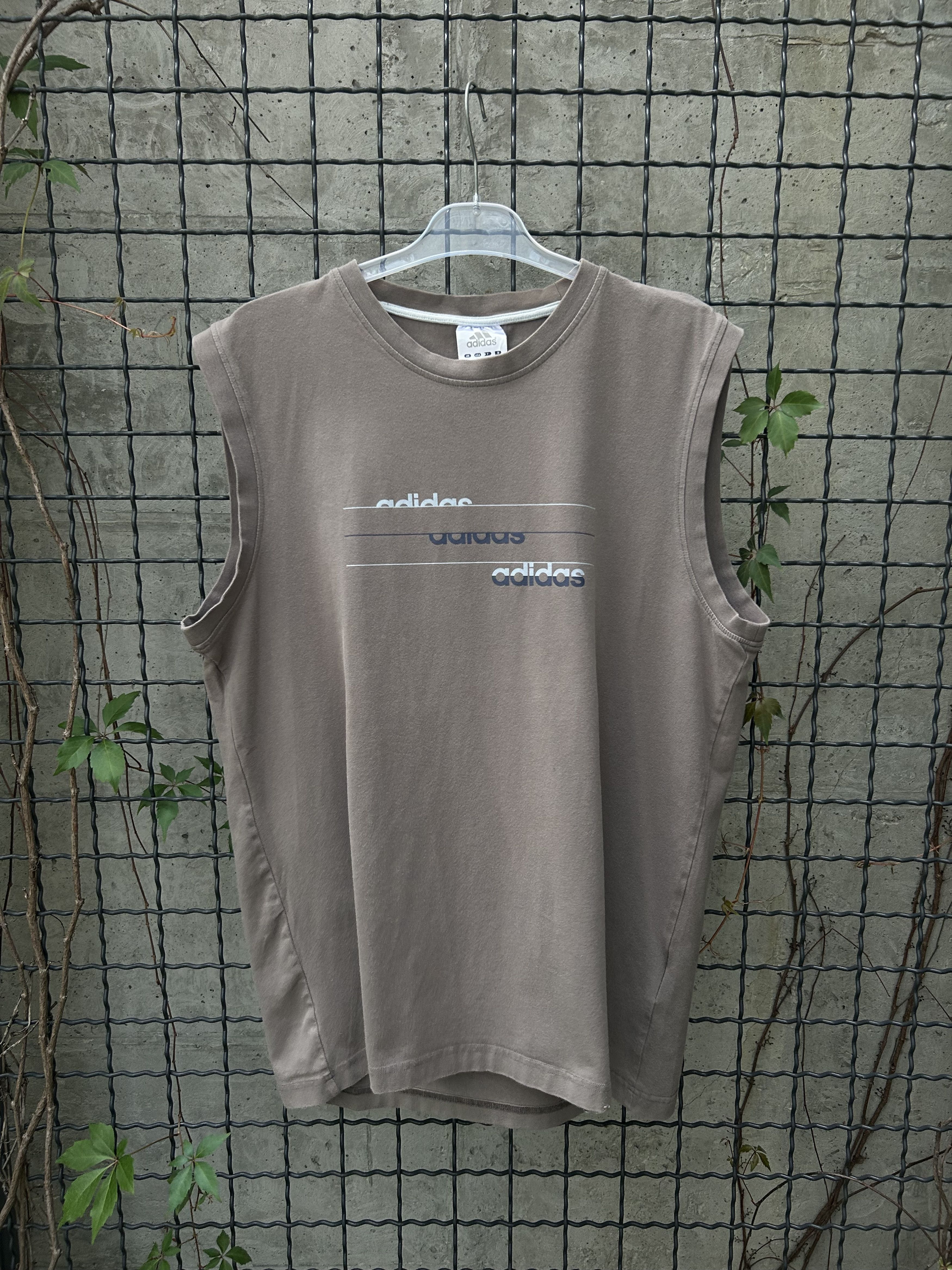 Adidas Vintage 2000s Adidas Tank Top Shirt Size US XL / EU 56 / 4 - 1 Thumbnail