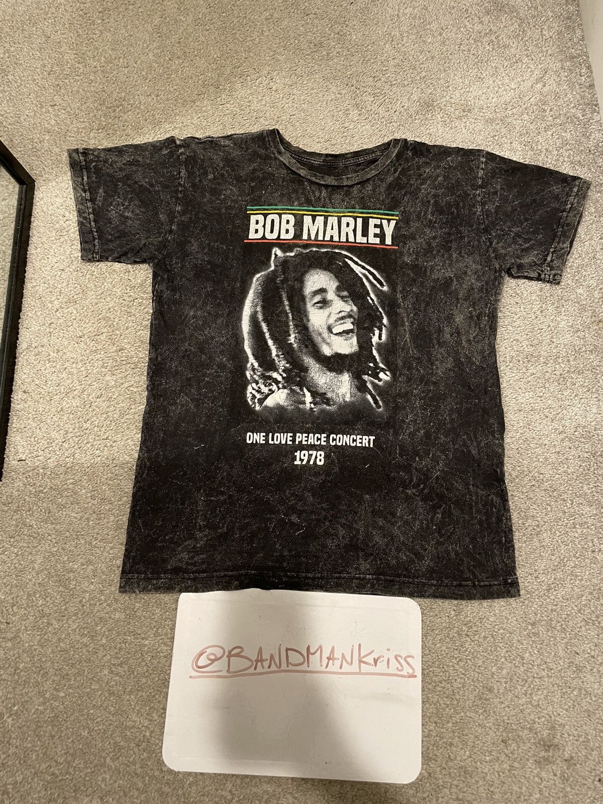 Band Tees × Vintage Bob Marley x Vintage x World Tour x Tee Size US M / EU 48-50 / 2 - 2 Thumbnail