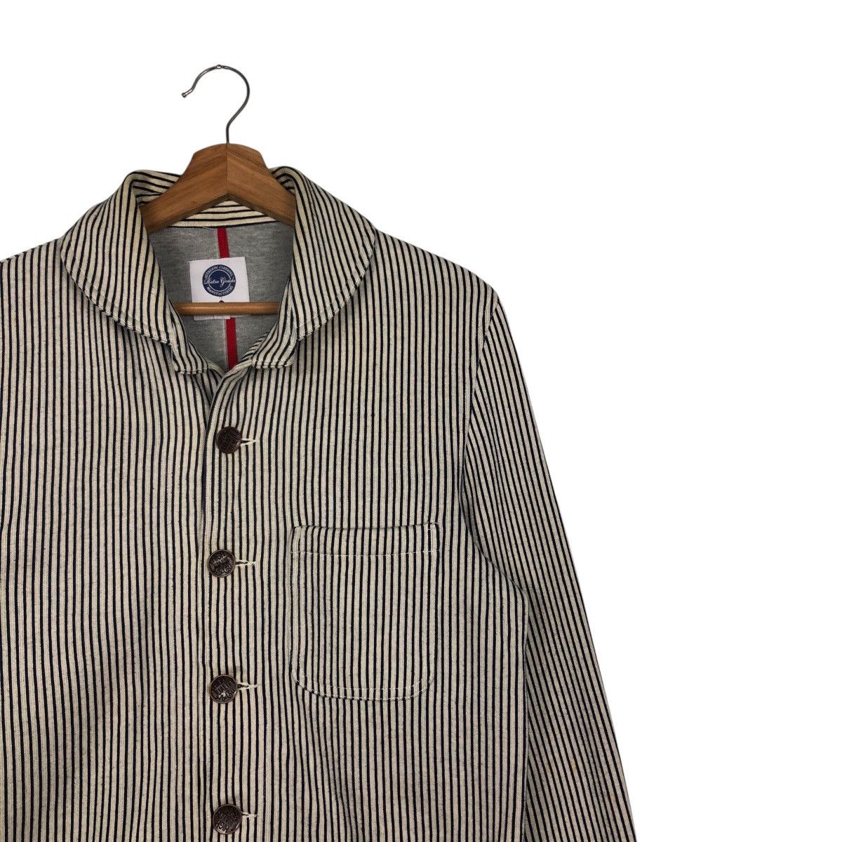 Japanese Brand 📌Worker Hickory Chore Jacket The Finest Made Issey Miyake Size US L / EU 52-54 / 3 - 6 Thumbnail