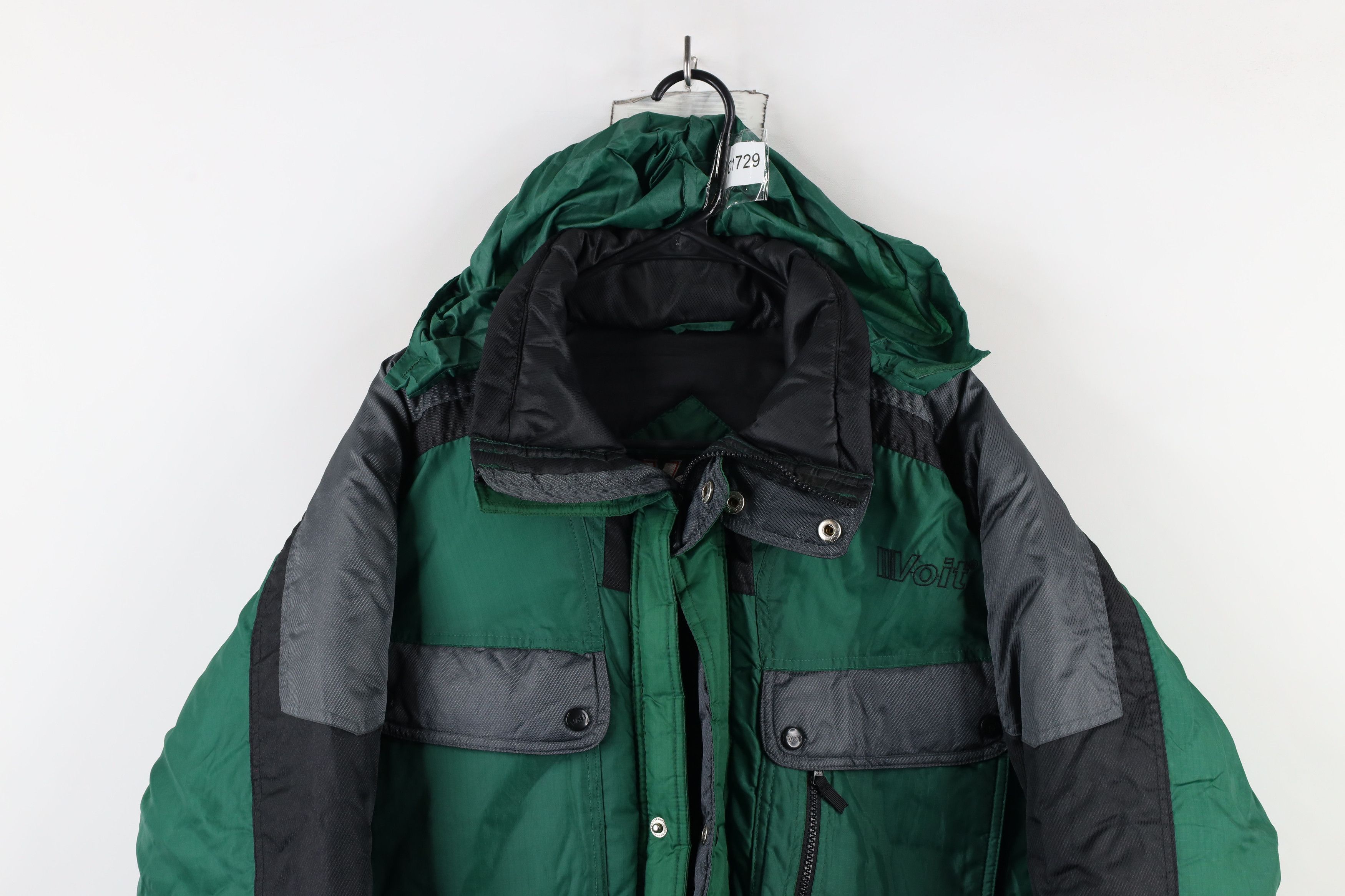 Vintage Vintage 90s Streetwear Block Snowboard Parka Jacket Coat Size US L / EU 52-54 / 3 - 2 Thumbnail