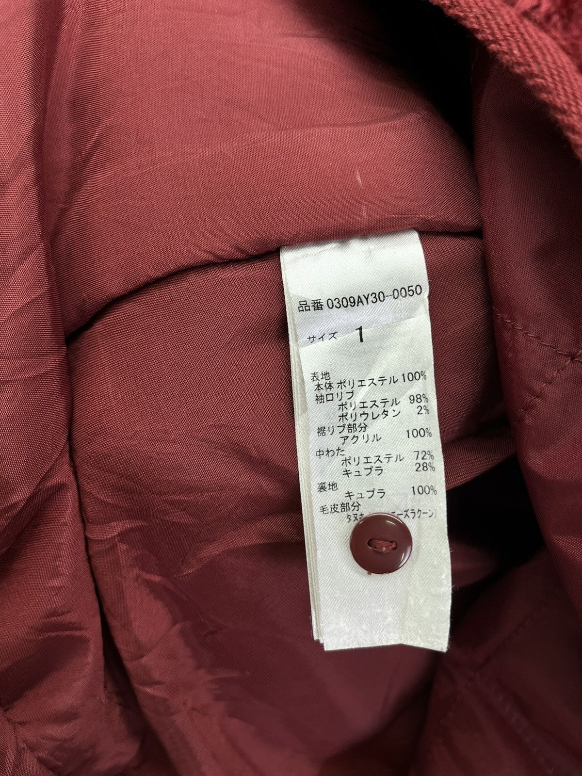 Japanese Brand Vintage SLY Fur Racoon If Six Was Nine Style Punk Jacket Size M / US 6-8 / IT 42-44 - 8 Thumbnail