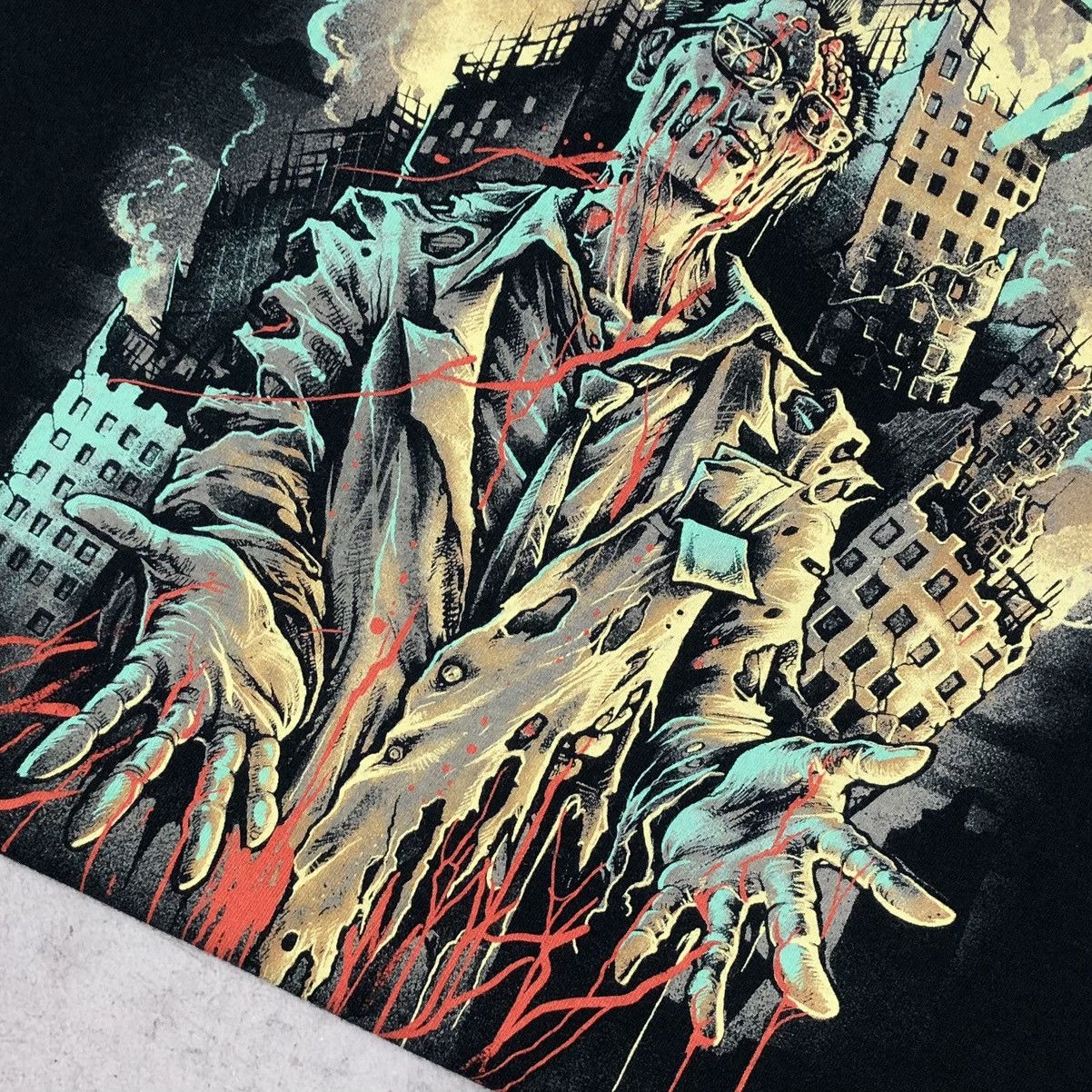 Vintage Vintage Xentrix Keep Smiling While You Die Graphic Metal Tee Size US M / EU 48-50 / 2 - 3 Thumbnail