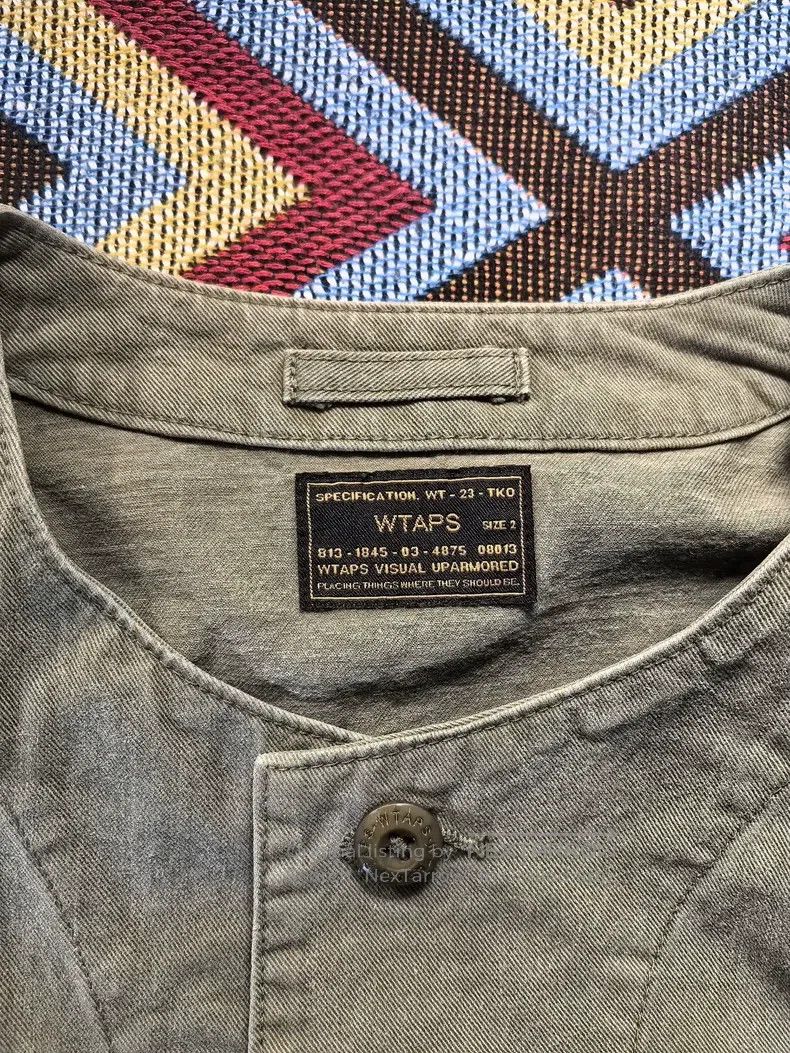 Wtaps Wtaps Washable single pocket collarless jacket Size US M / EU 48-50 / 2 - 3 Thumbnail