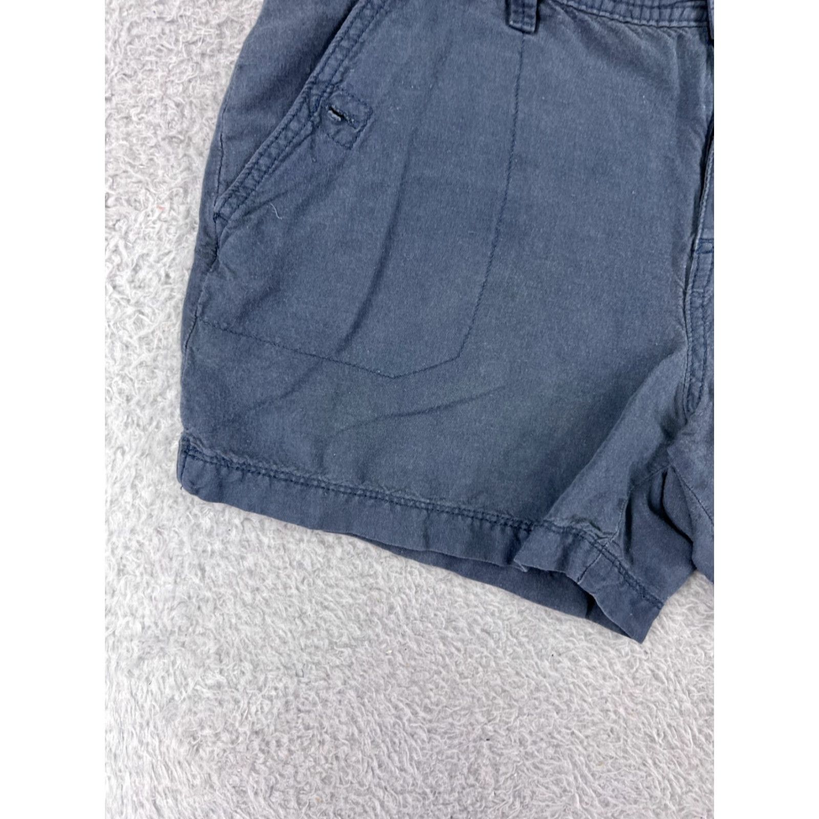 Calvin Klein Calvin Klein Shorts Women 6 Blue Linen Blend Woven Bush Pockets 29x5 - Regular, Blue, Linen Blend, 6, Women, Calvin Klein, Shorts Size 28" / US 6 / IT 42 - 6 Thumbnail